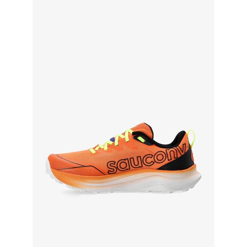 Pantofi alergare trail Saucony Peregrine 16 - portocaliu Fire | grip Vibram