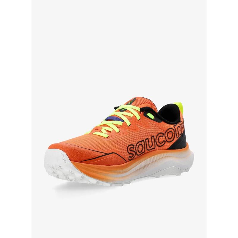Pantofi alergare trail Saucony Peregrine 16 - portocaliu Fire | grip Vibram