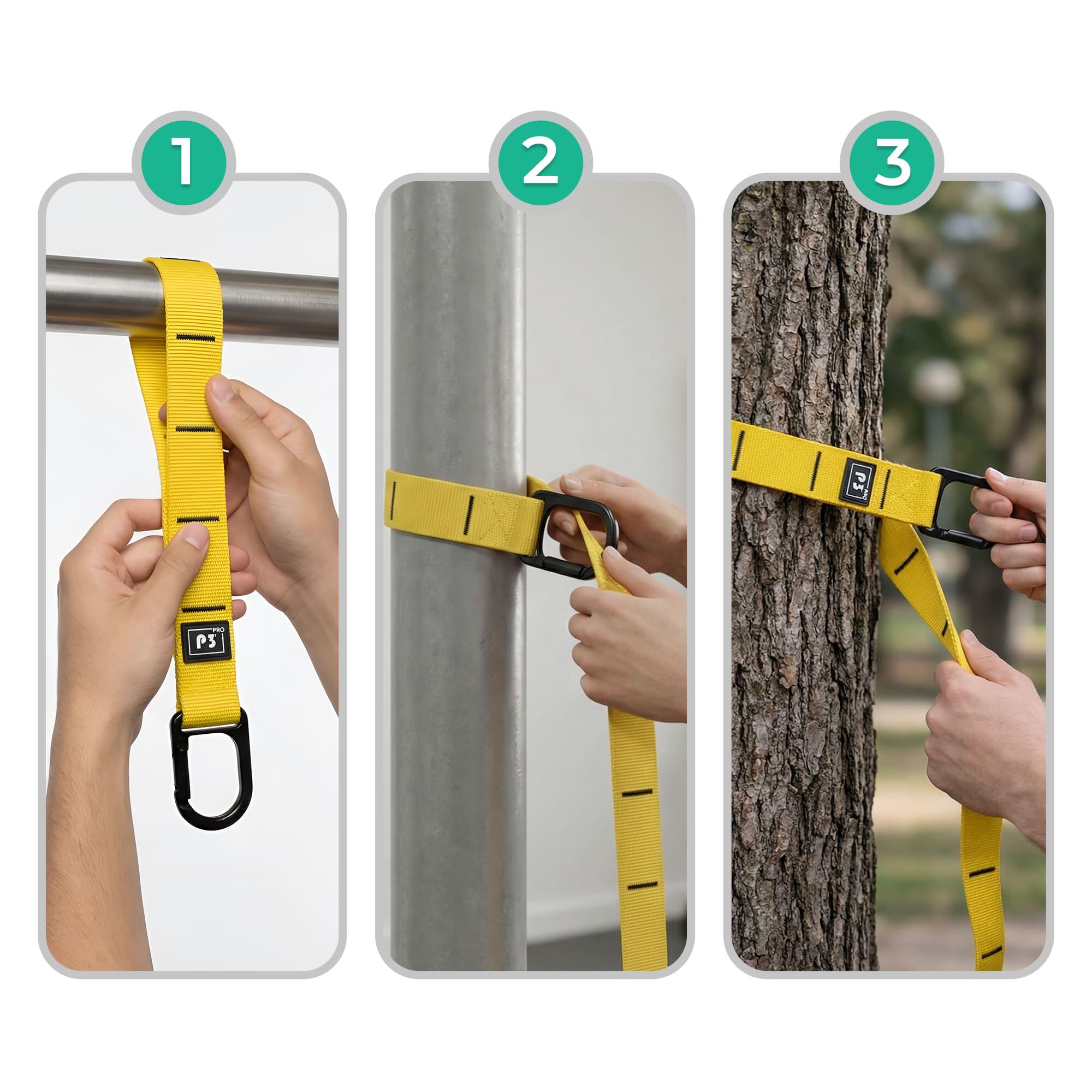 Kit di Allenamento a Sospensione Professionale - Cinghie per Bodyweight 6/7