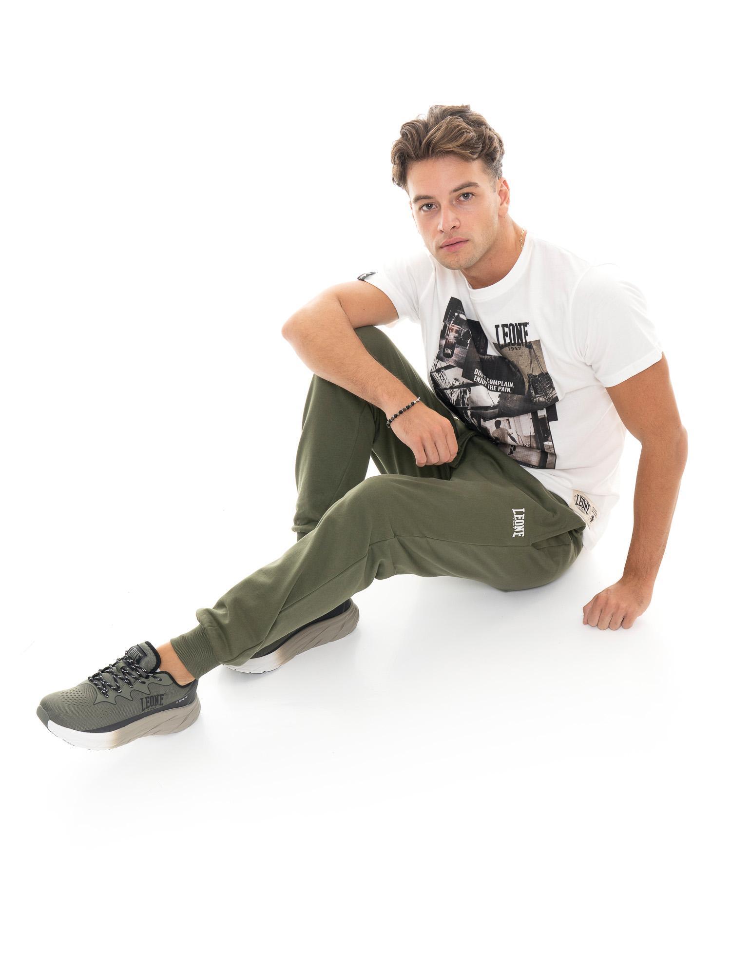 Pantalon de sport d'hiver pour homme Leone 1947 Color Block avec revers 5/5