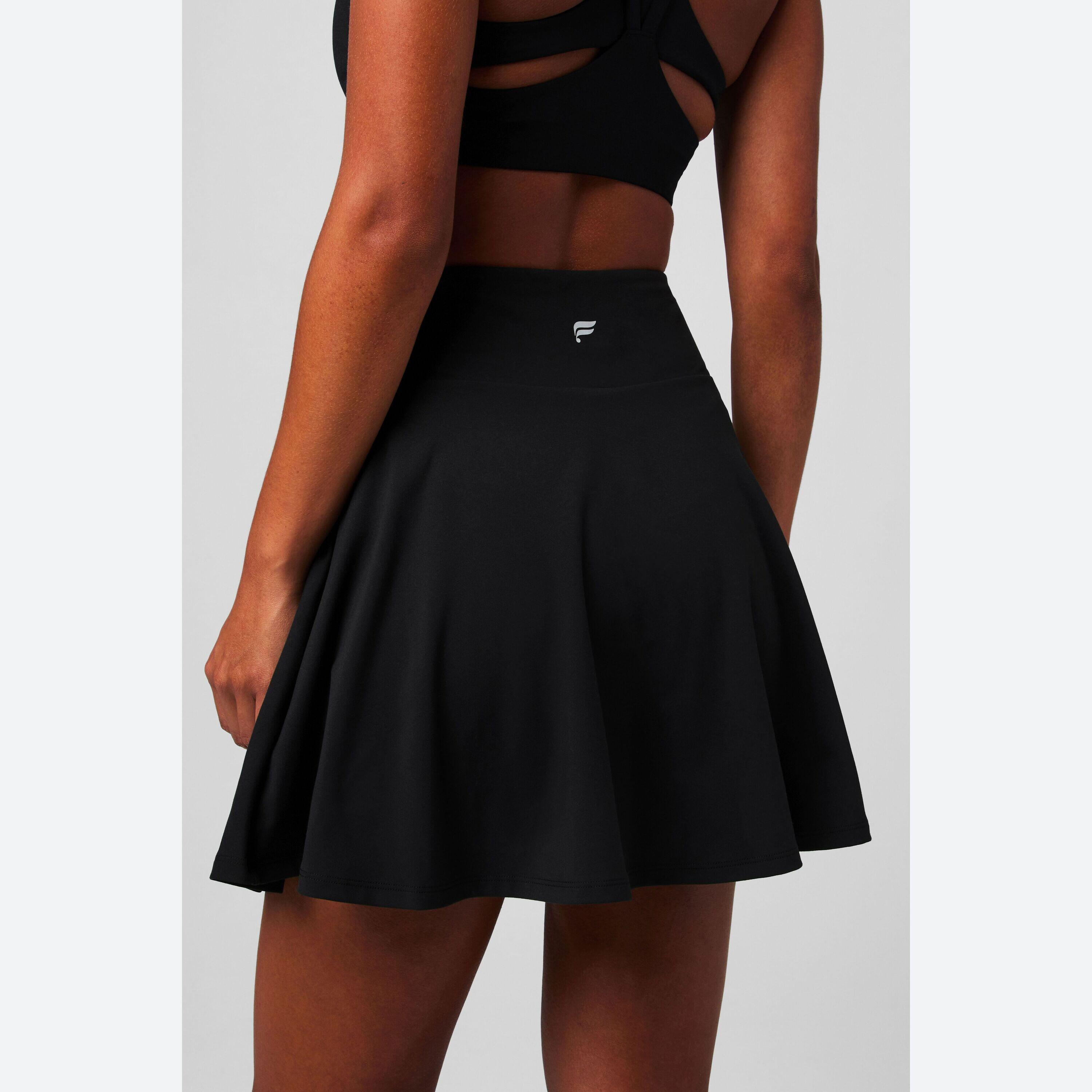 Damen Rock Crossover Flounce Classic Mini Skirt Aus Weichem Material 3/7