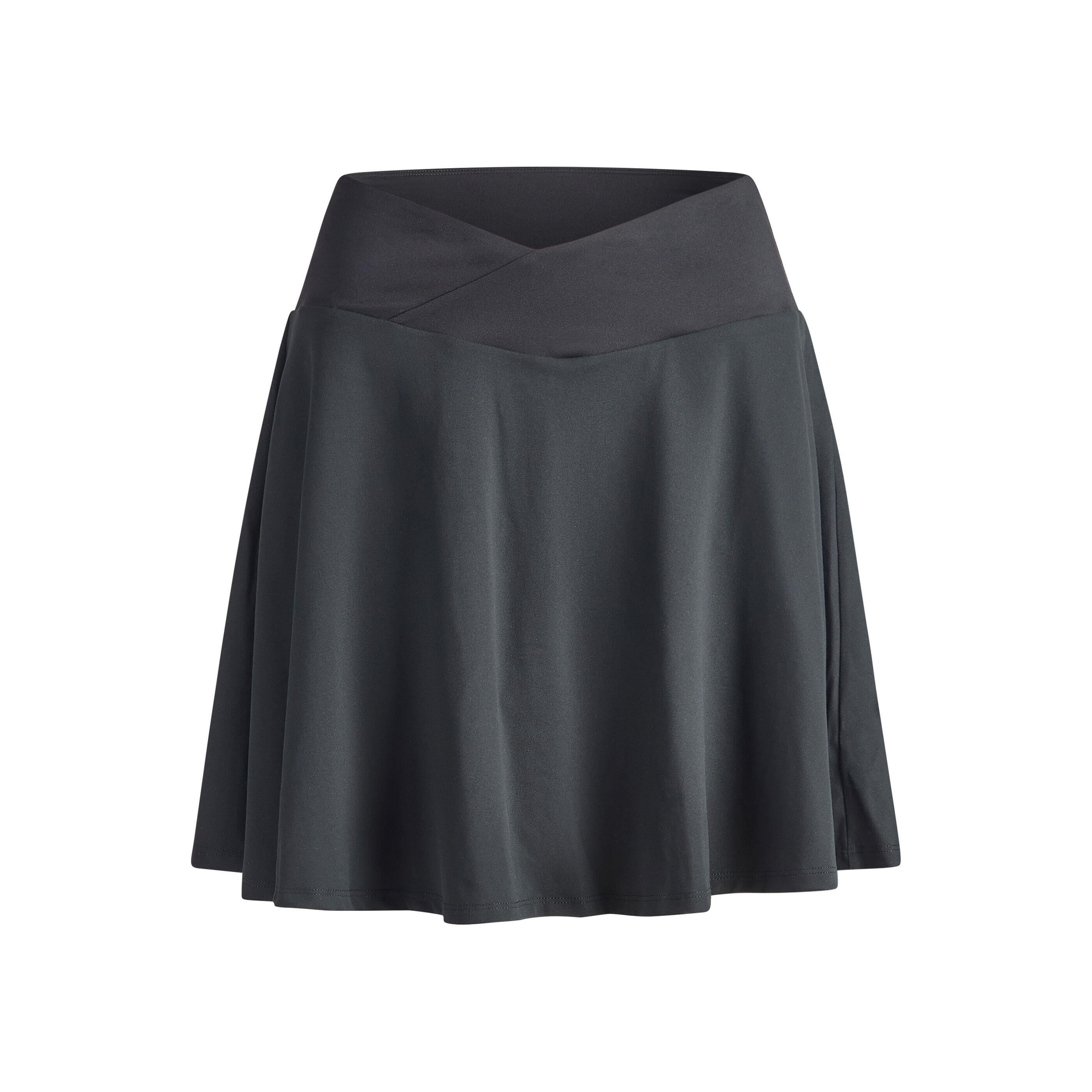 Damen Rock Crossover Flounce Classic Mini Skirt Aus Weichem Material 2/7