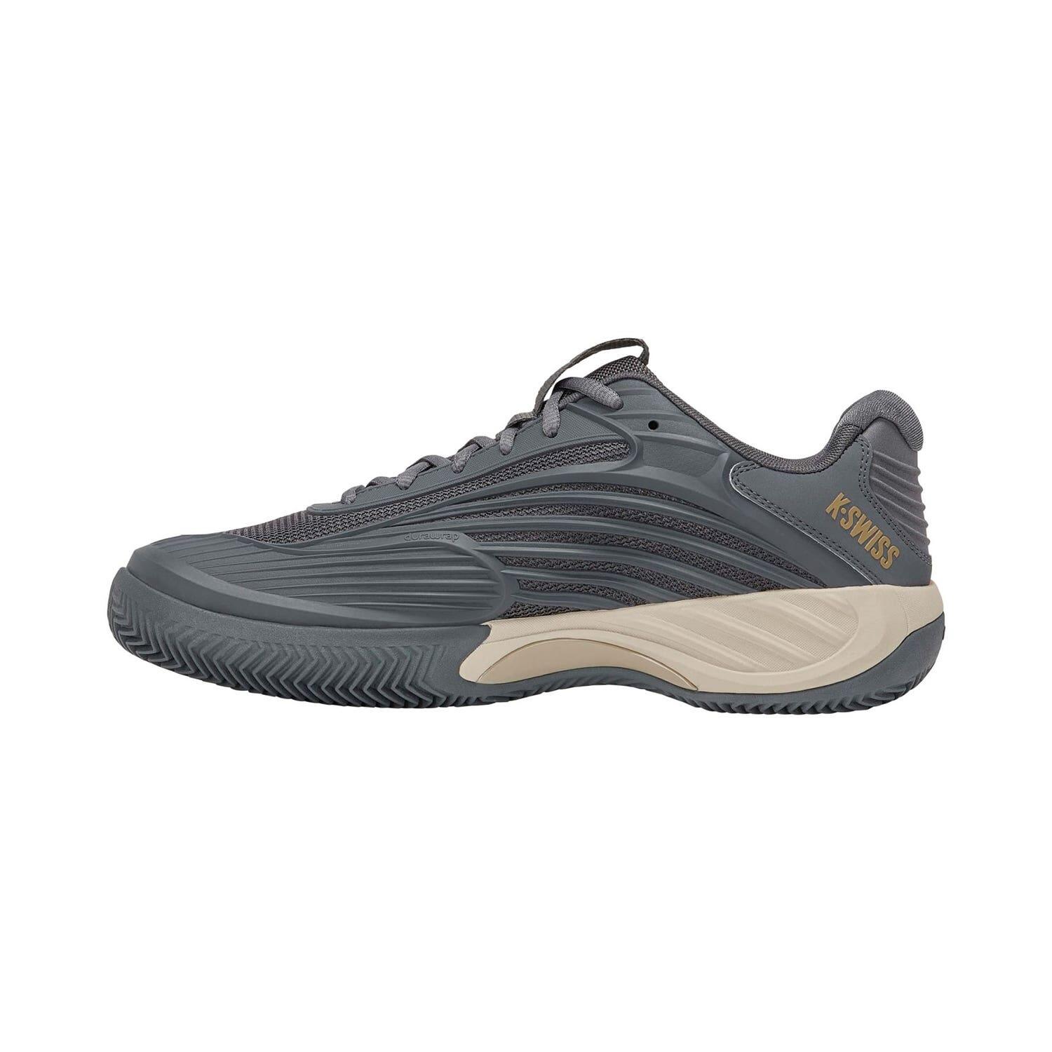Kswiss Hypercourt Express 3 Clay Gris Oscuro/caqui 04604-082-m 3/6