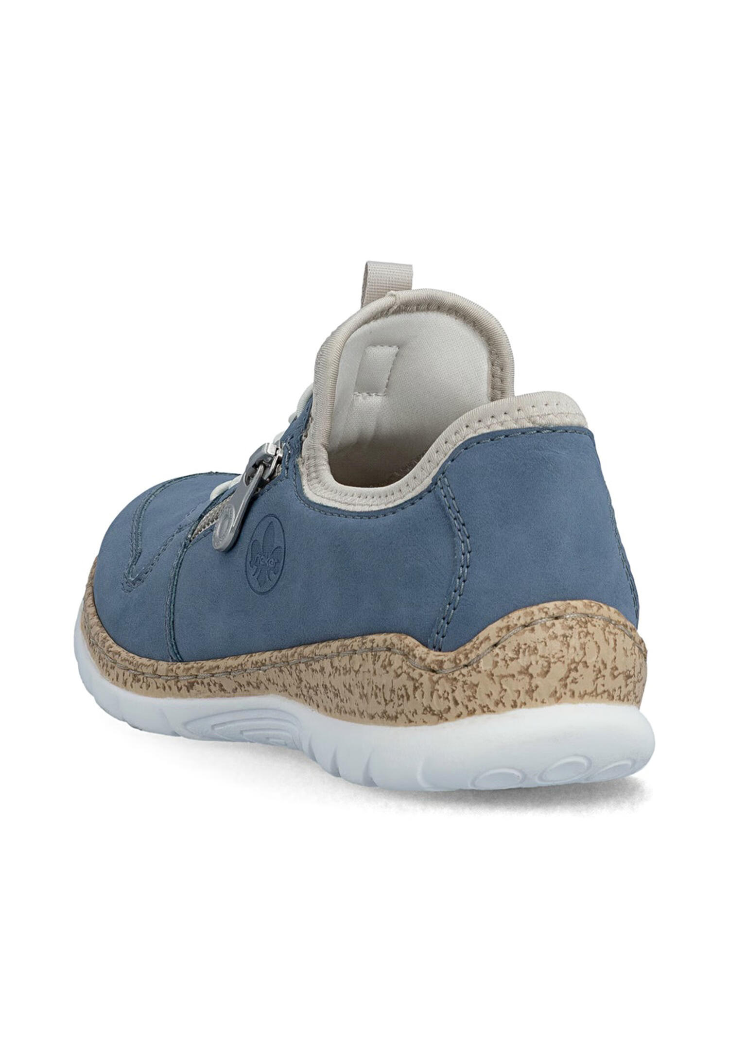 Rieker Damen Slipper  Sneaker Slipper Komfort  MemoSoft N42G0-14 Blue 3/5