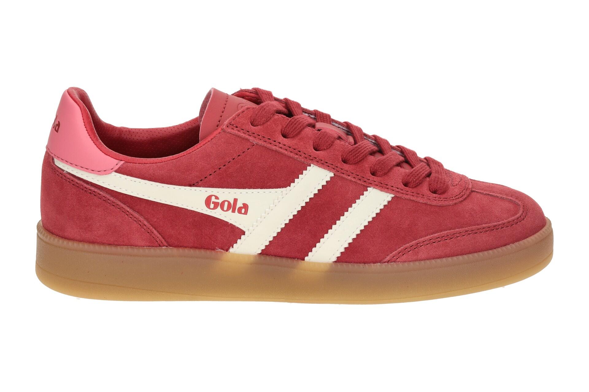 Gola Viper Damen Schuhe Sneakers rot weiß CLB735 2/7