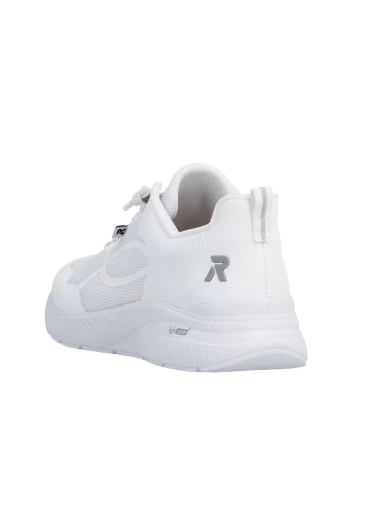 Rieker Damen Sneaker Sneaker Freizeit bequem Memory-Foam M8551-80 Weiß 2/6