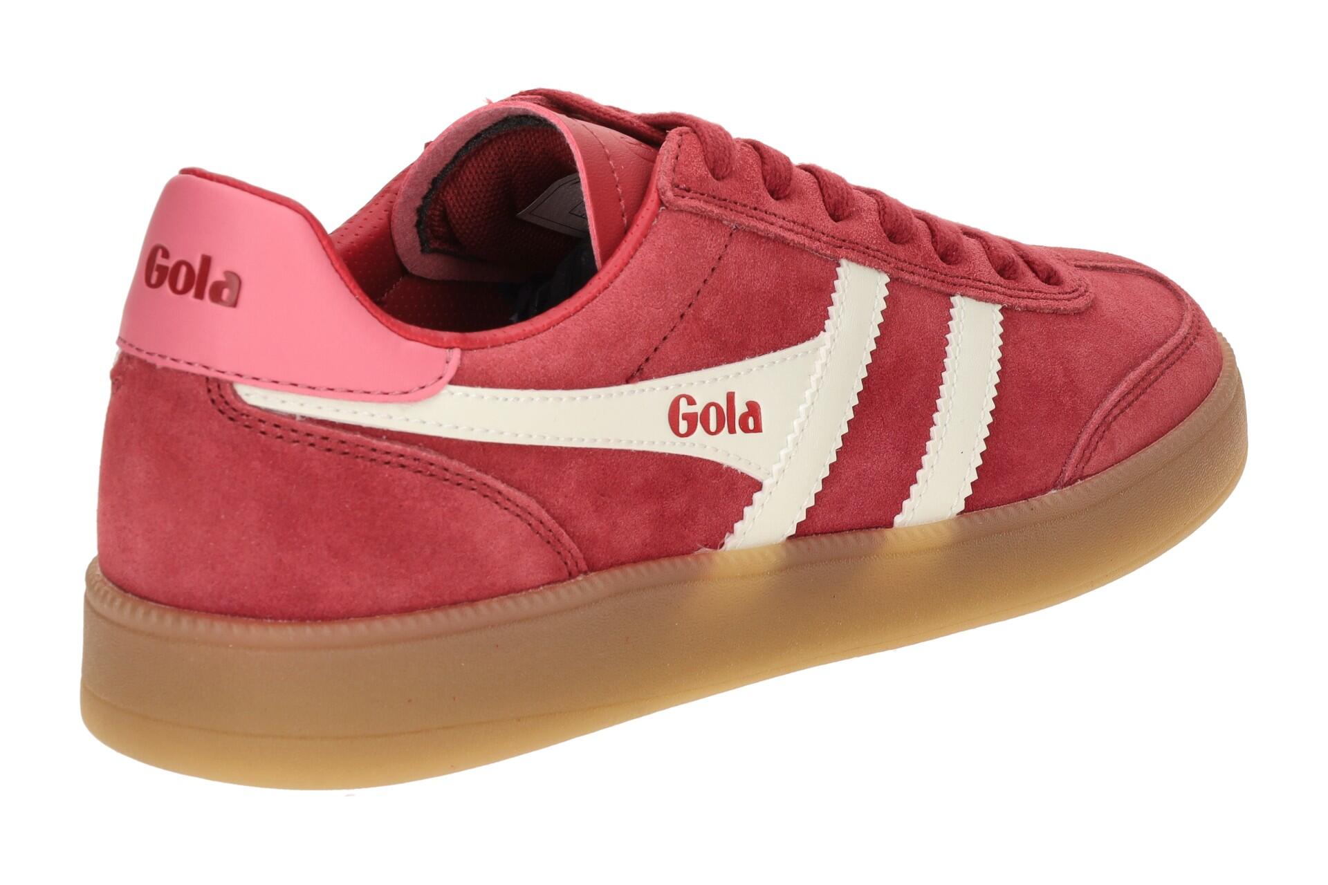 Gola Viper Damen Schuhe Sneakers rot weiß CLB735 4/7
