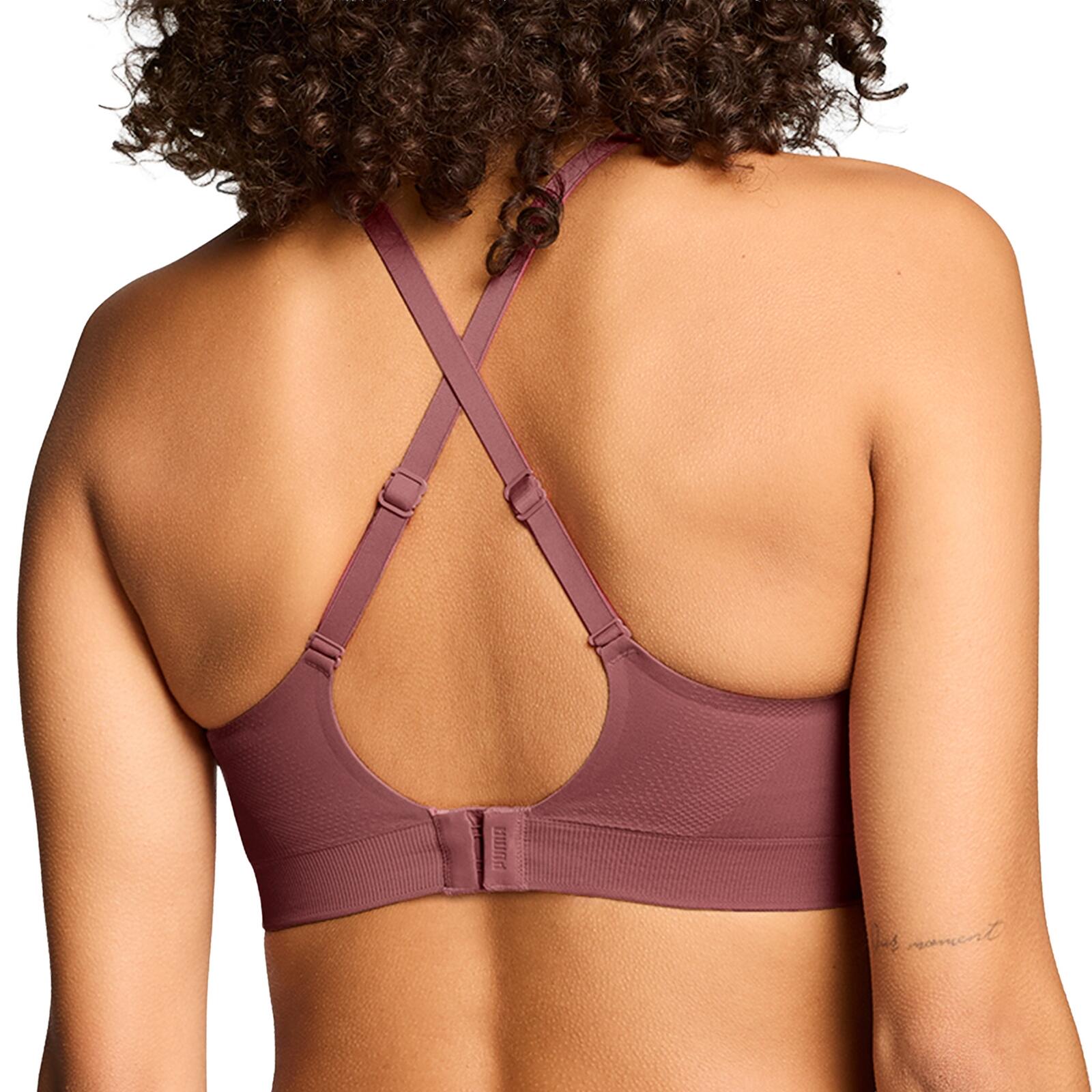 Sport Bustier atmungsaktiv elastisch nahtarm Damen - 3D Knit Sport Triangle Top 5/5