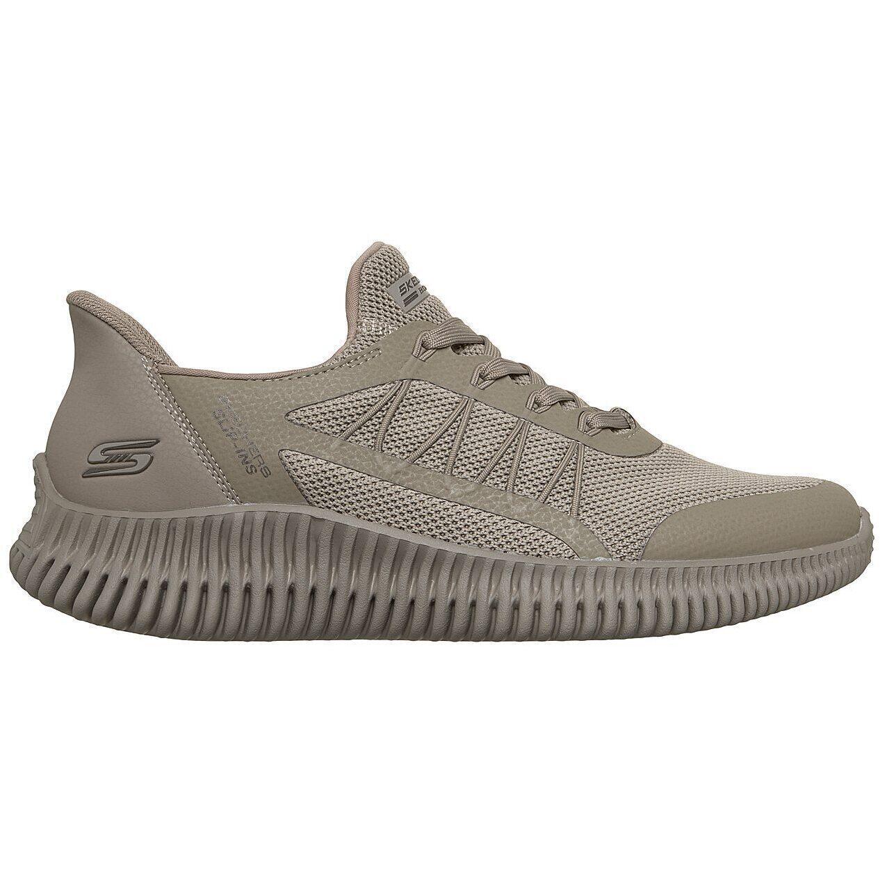 Zapatillas Skechers Bobs Geo Lite-fixed Edge, Gris, Hombre 3/5