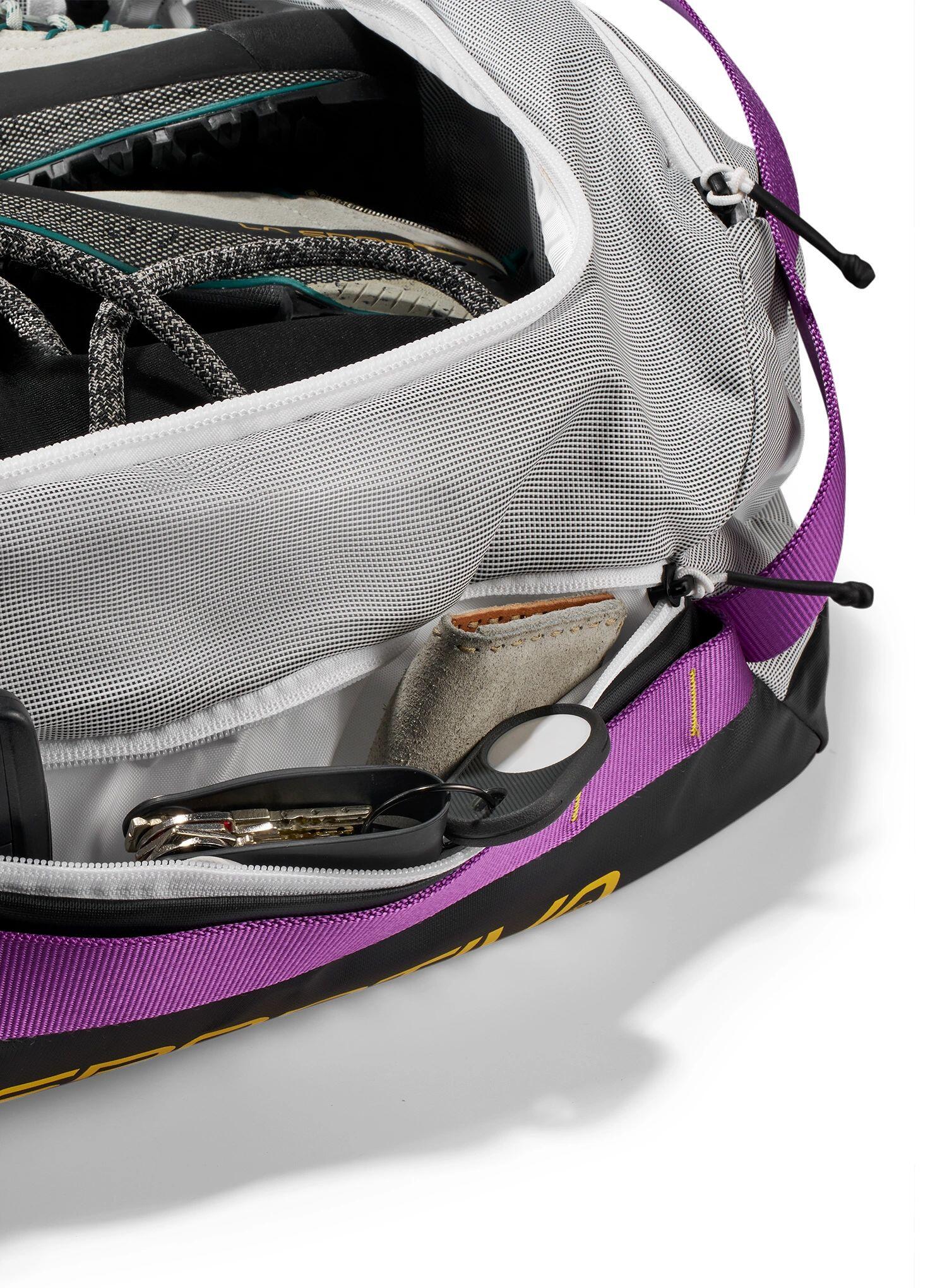 Torba podróżna La Sportiva Nomad 40 Duffel Bag - chalk/black 6/6
