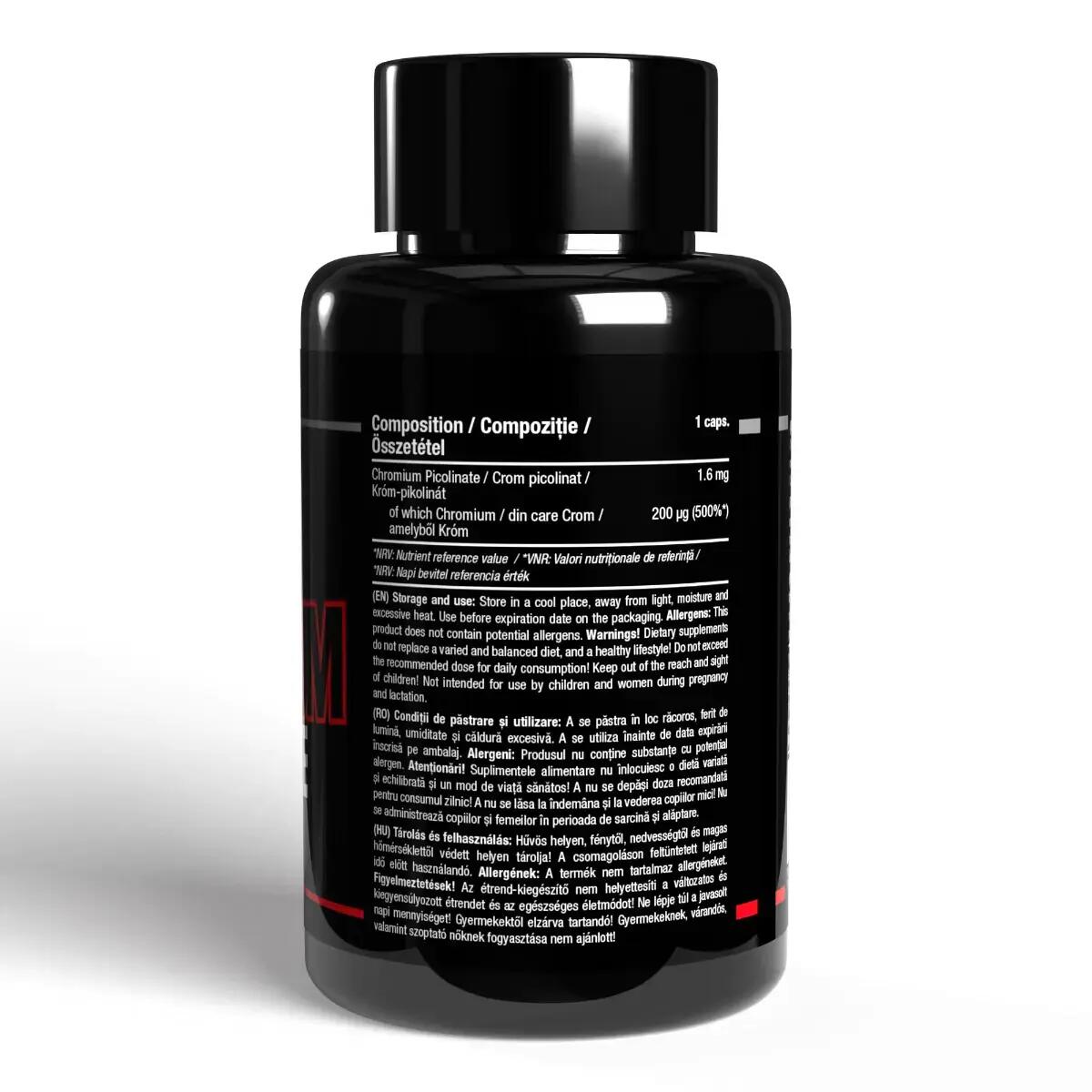 Supliment alimentar, Chromium Picolinate, 100 capsule 2/4