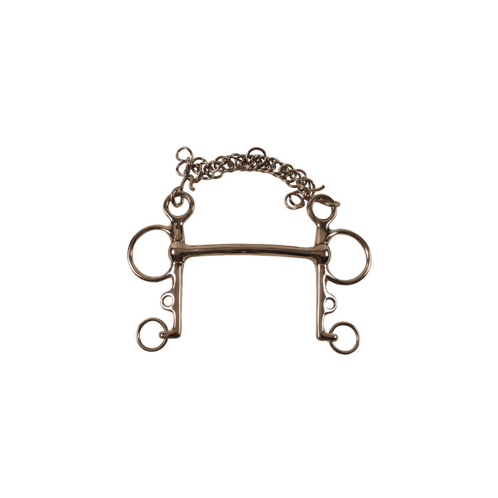 Pelham full mouthpiece straight movable shanks
