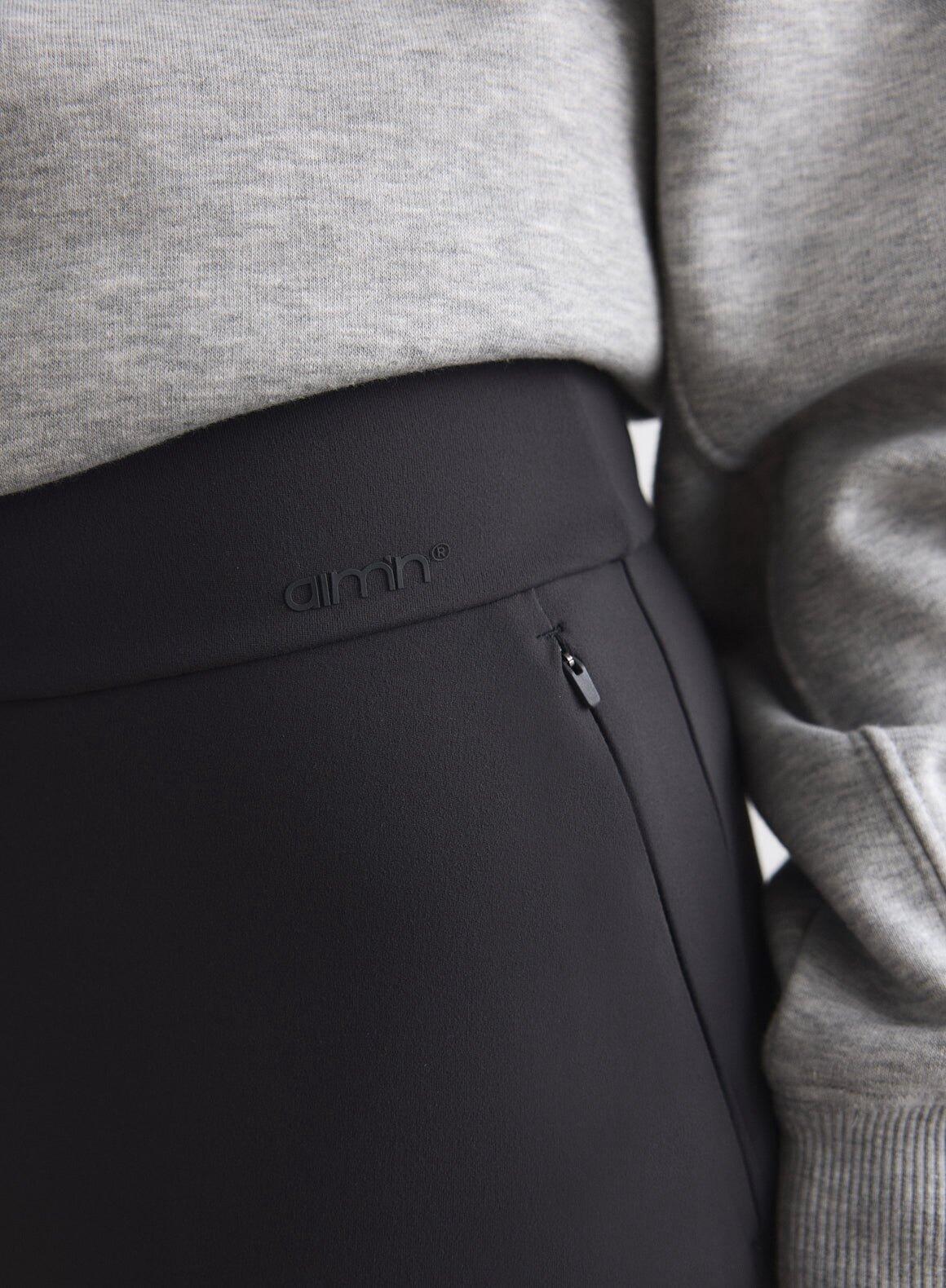 Pantalones Mujer Ultrasuaves Cintura Alta Pernera Recta Sense Gris Claro 5/6