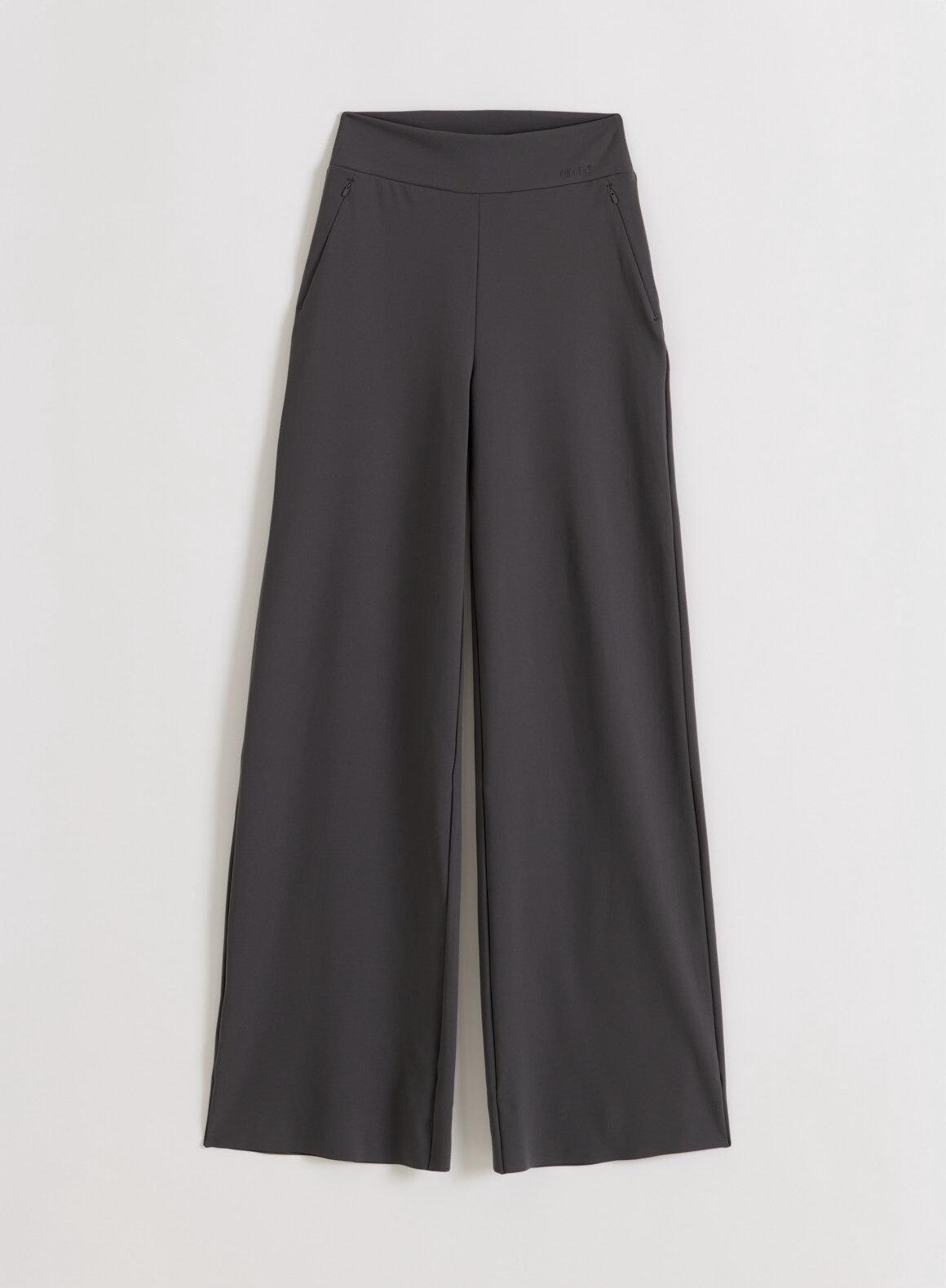 Pantalones Mujer Ultrasuaves Cintura Alta Pernera Recta Sense Gris Claro 6/6