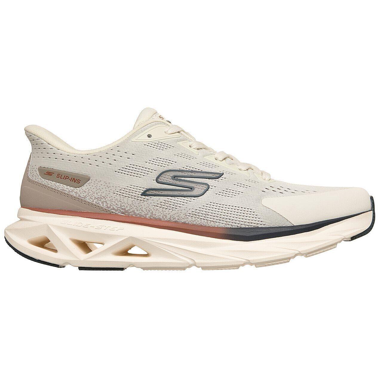 Baskets Skechers Glide-step Vortex, Beige, Hommes 3/5