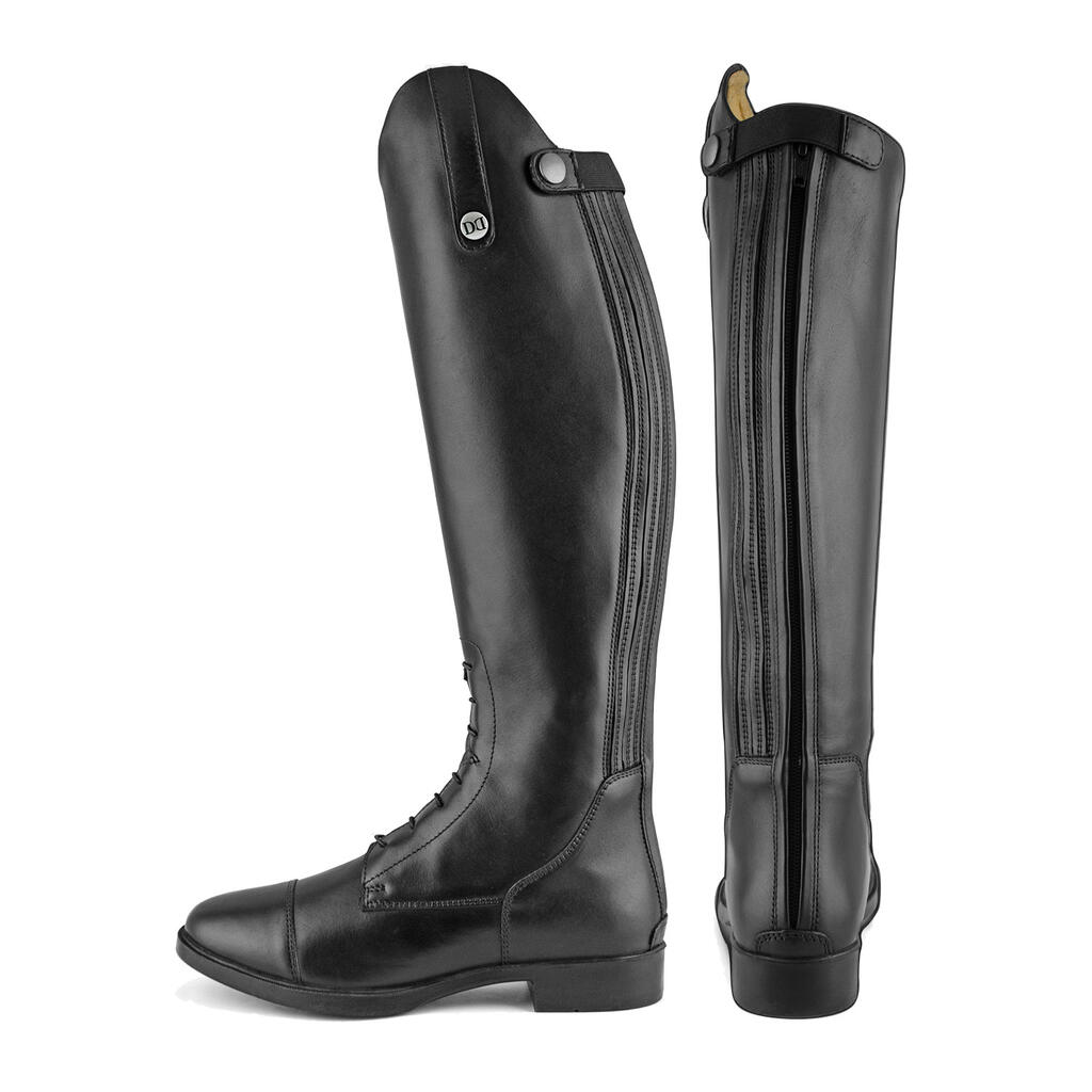 Kids calf derby boots wide fit