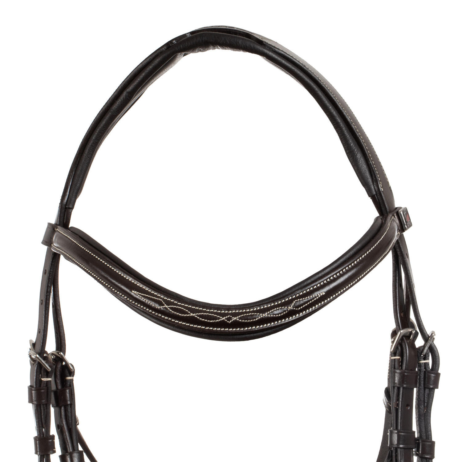 Briglia messicana con nasalina anatomica e curva 3/7
