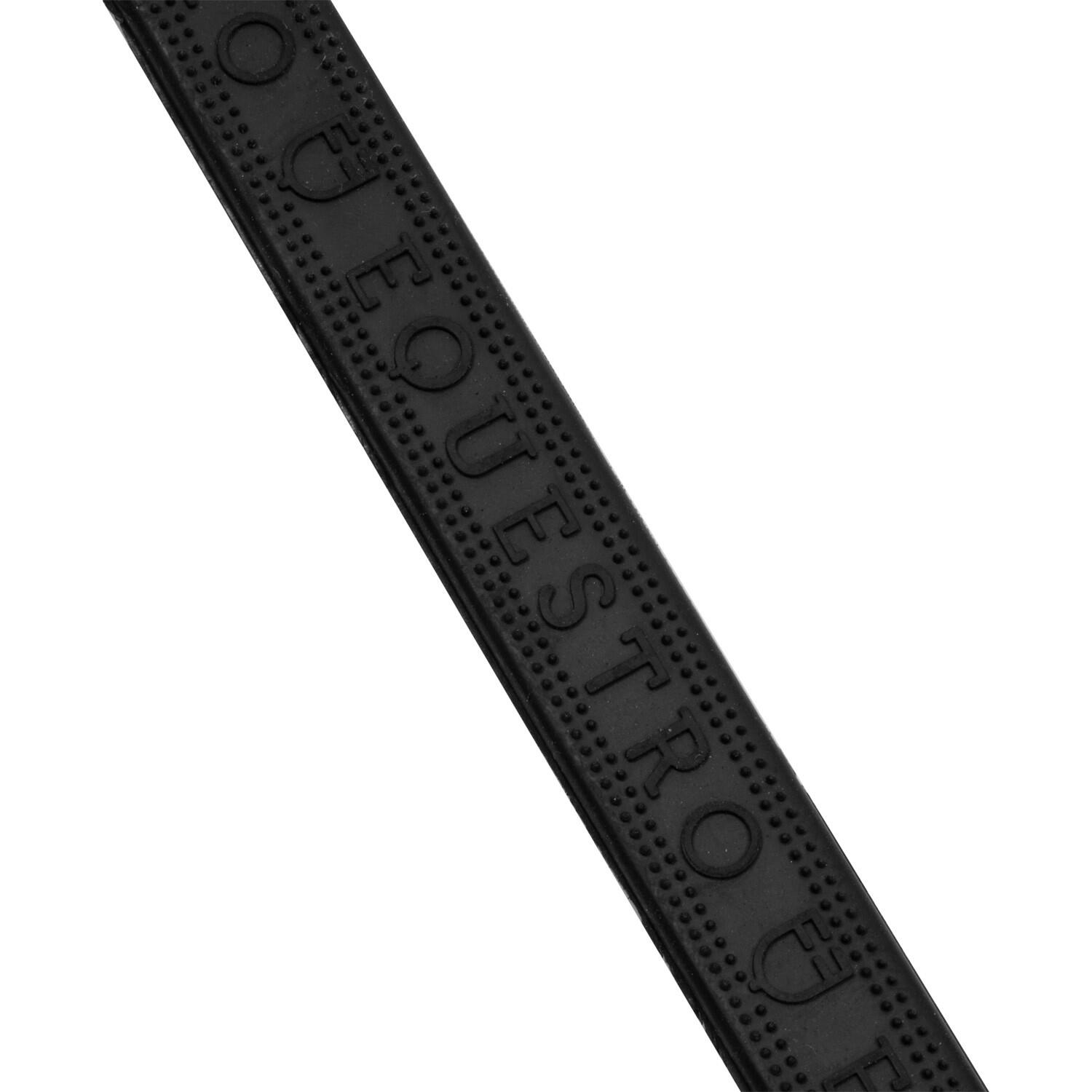 Gummizügel mit erhöhtem grip und silbernen abschlüssen 3/5
