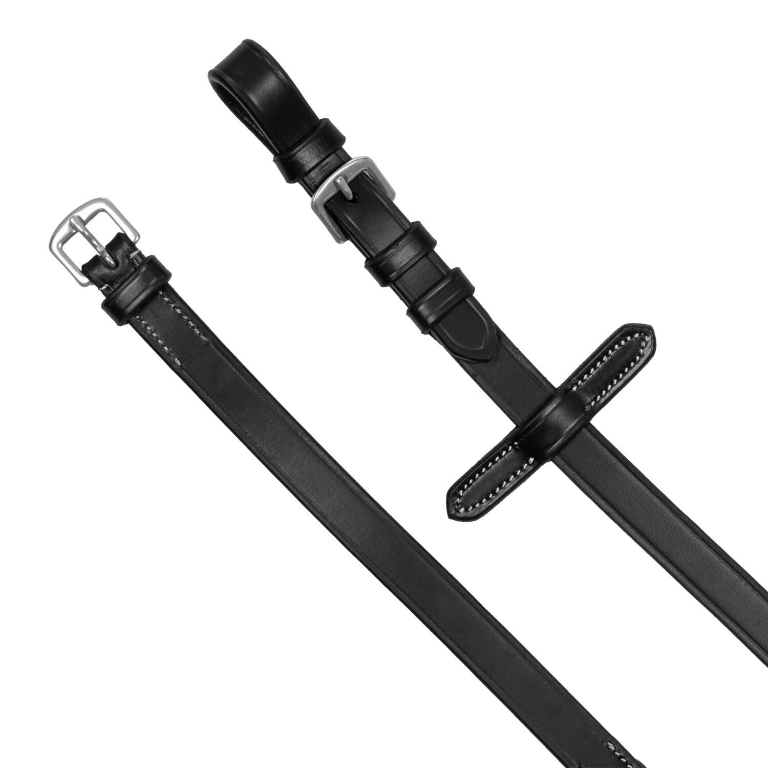 Gummizügel mit erhöhtem grip und silbernen abschlüssen 2/5