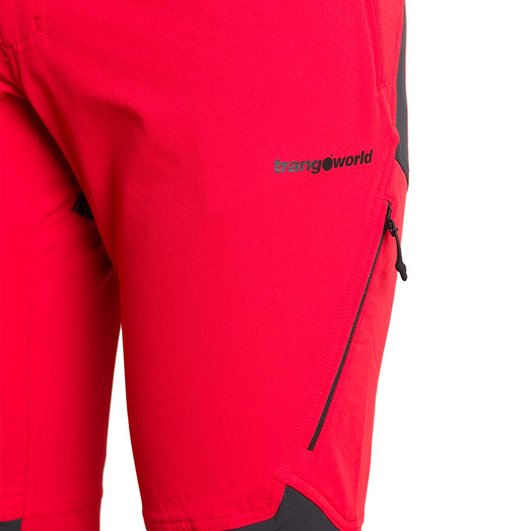 Pantalón para Hombre Trangoworld Rovek v02 Rojo/Negro 2/2
