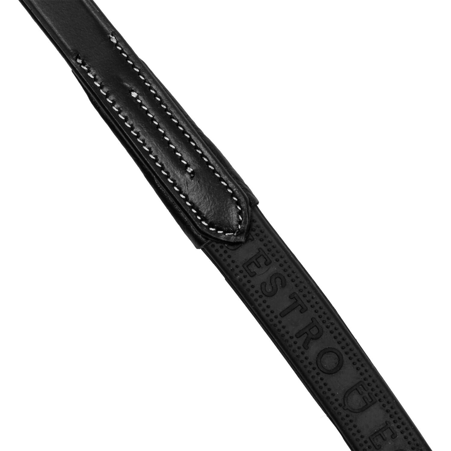 Gummizügel mit erhöhtem grip und silbernen abschlüssen 5/5
