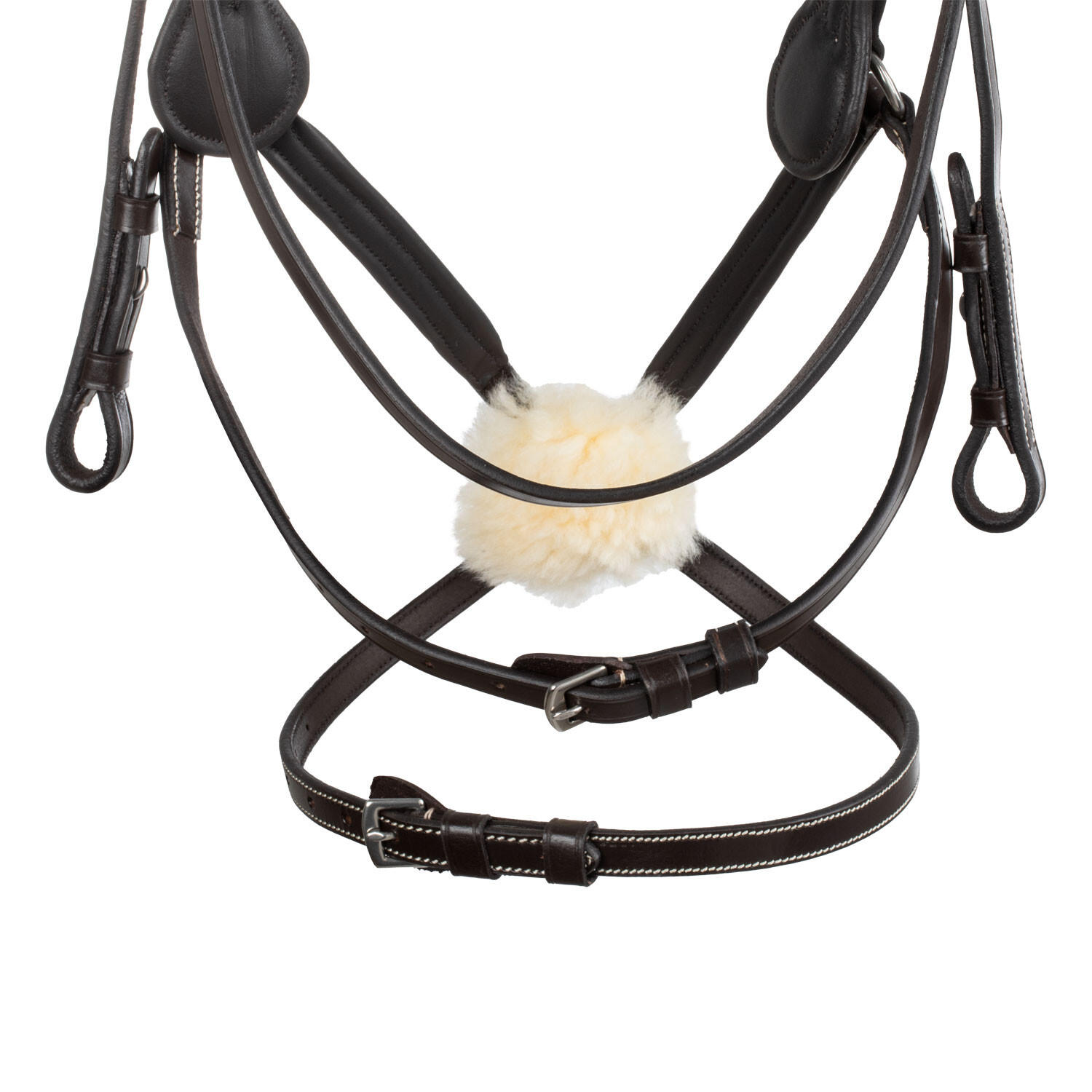 Briglia messicana con nasalina anatomica e curva 7/7