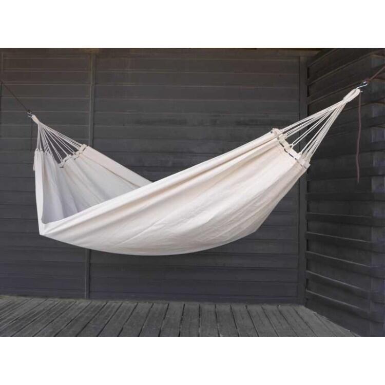 Tropical Hangmat - Hangmat Unicolor gerecycled XL Ecru 4/5