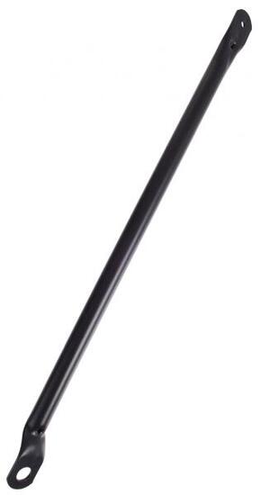 Jambe avant Steco pour porte-bagages noir mat, 42 cm