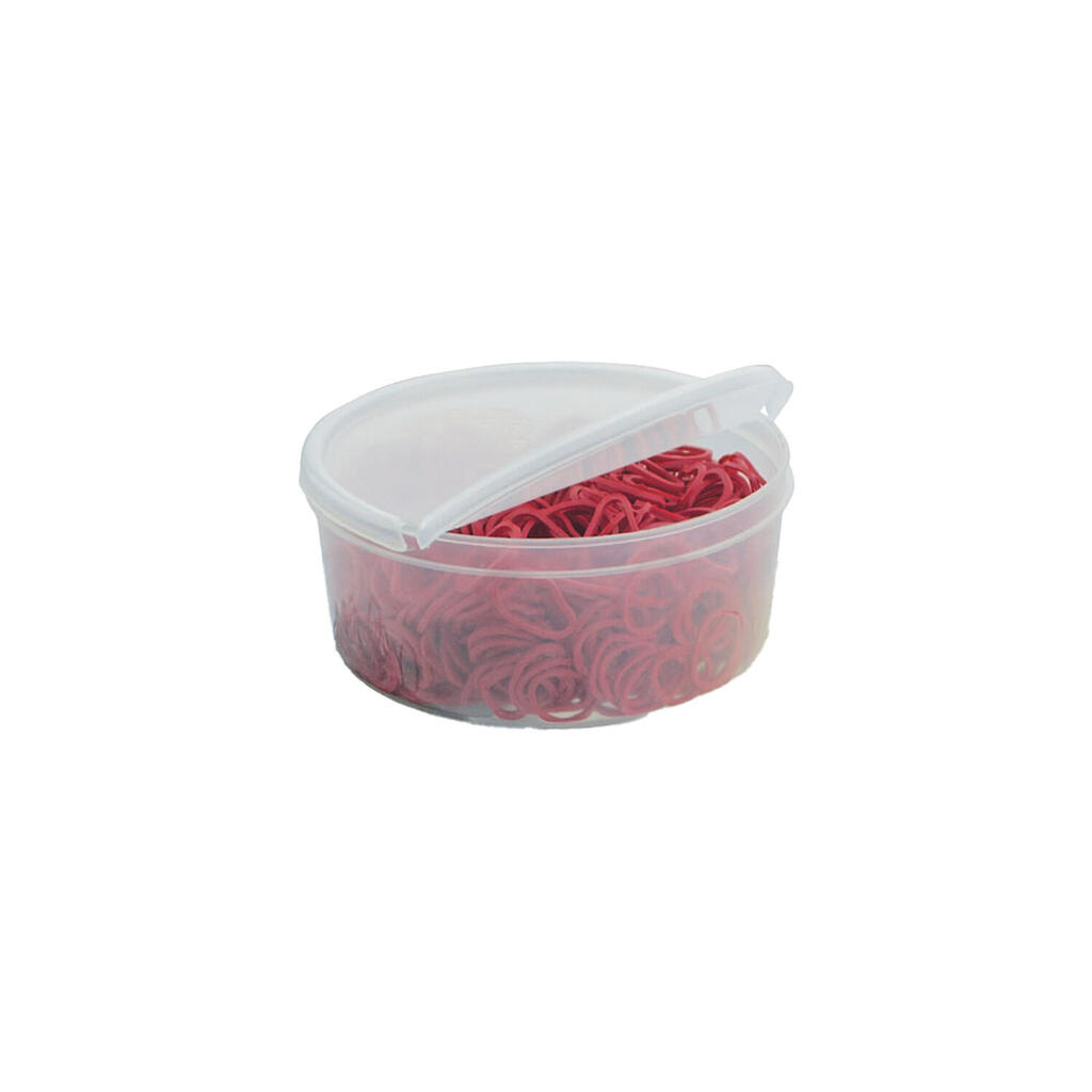 Mane elastics in jar
