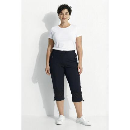 Damskie Funkcyjne rozciągliwe rybaczki proste nogawki hydrofobowe