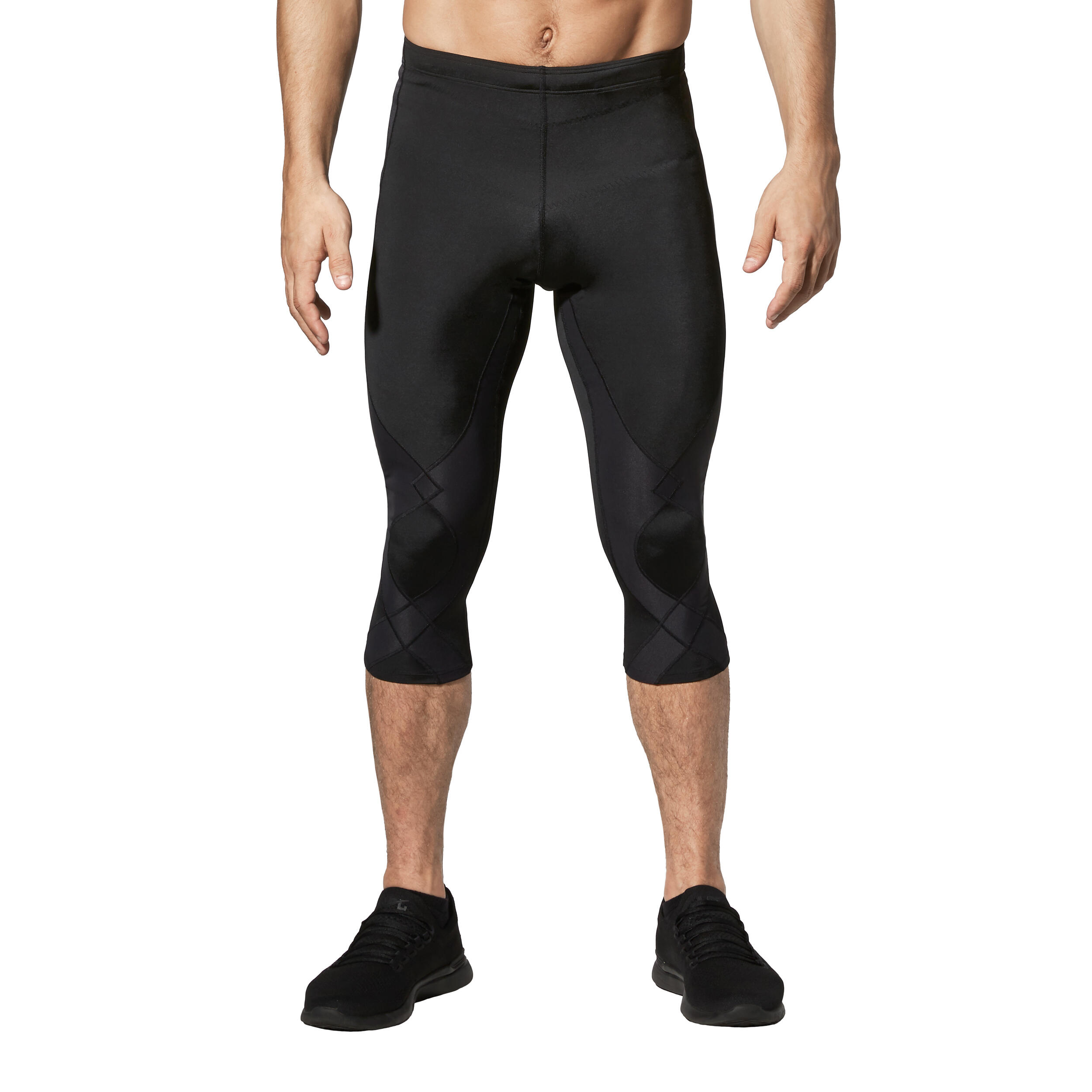 Stabilyx 3/4-Kompressionshose Damen Unterstützung Hüfte, Rücken und Knie Schwarz 2/7