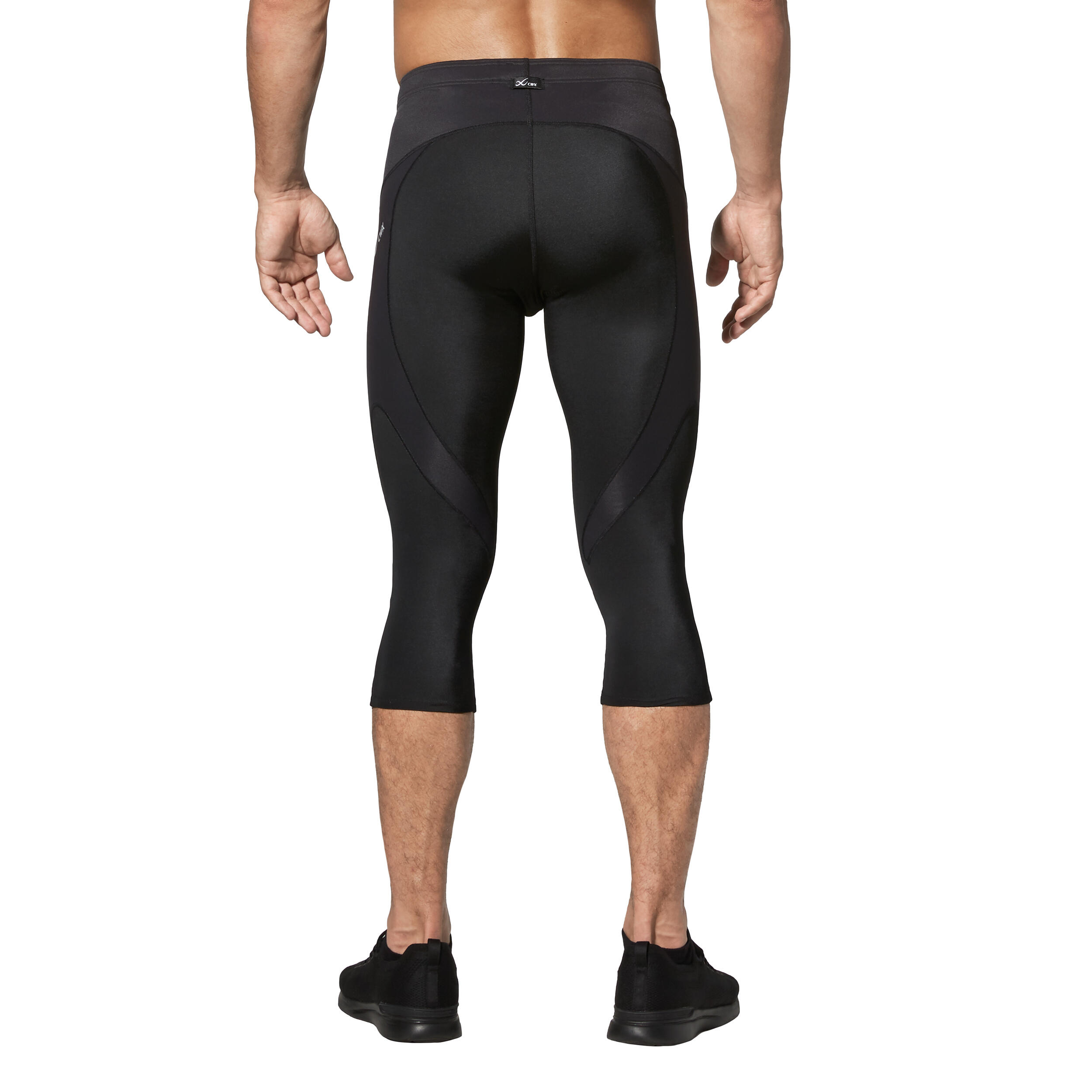 Stabilyx 3/4-Kompressionshose Damen Unterstützung Hüfte, Rücken und Knie Schwarz 4/7