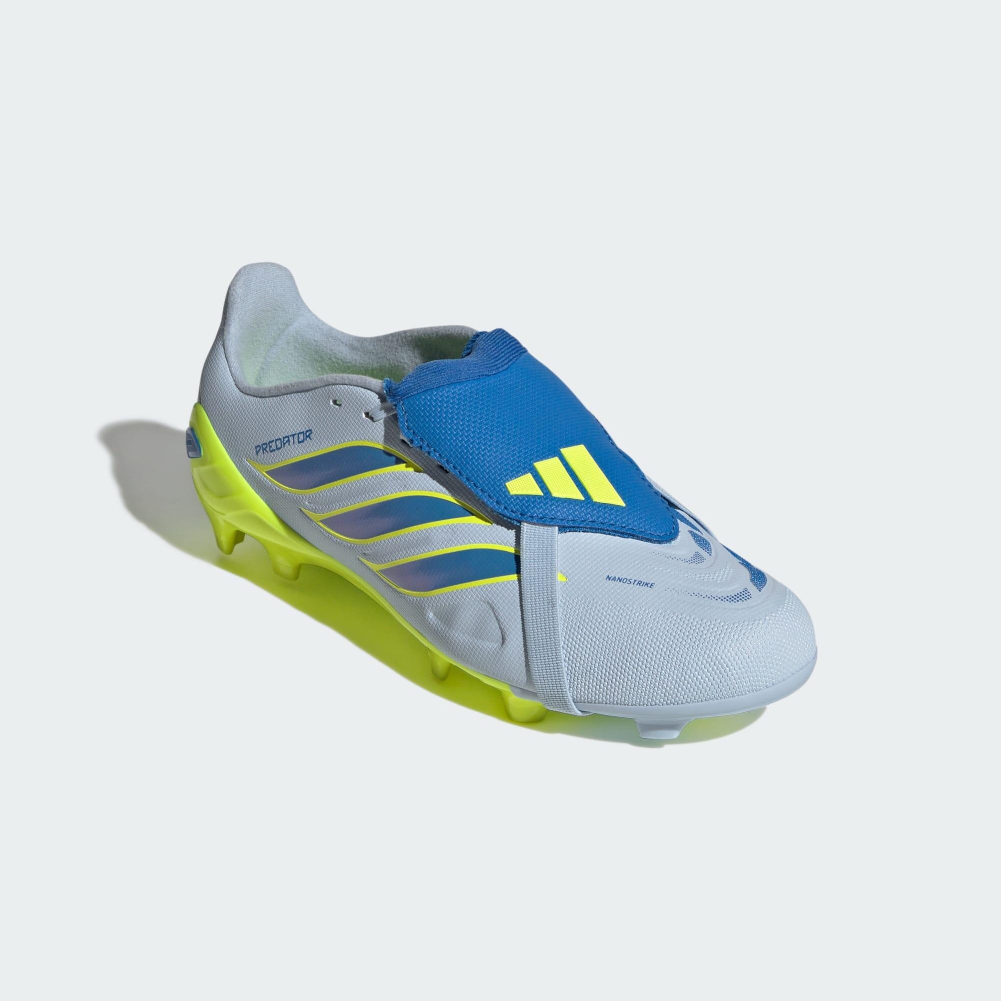 Bota de fútbol para niños PREDATOR LEAGUE con lengüeta abatible para césped 4/8