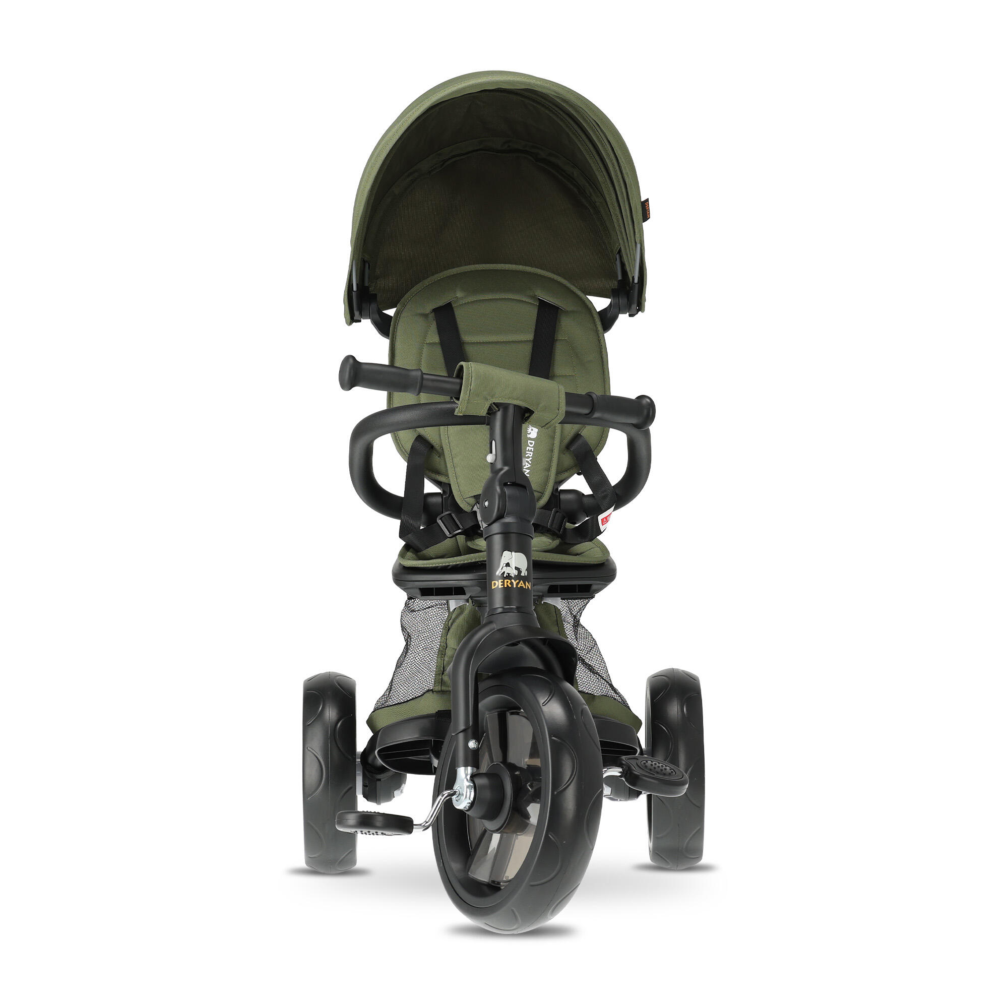 Tricycle Explorer - Pliable avec panier - Rotation à 360º - Vert 4/8