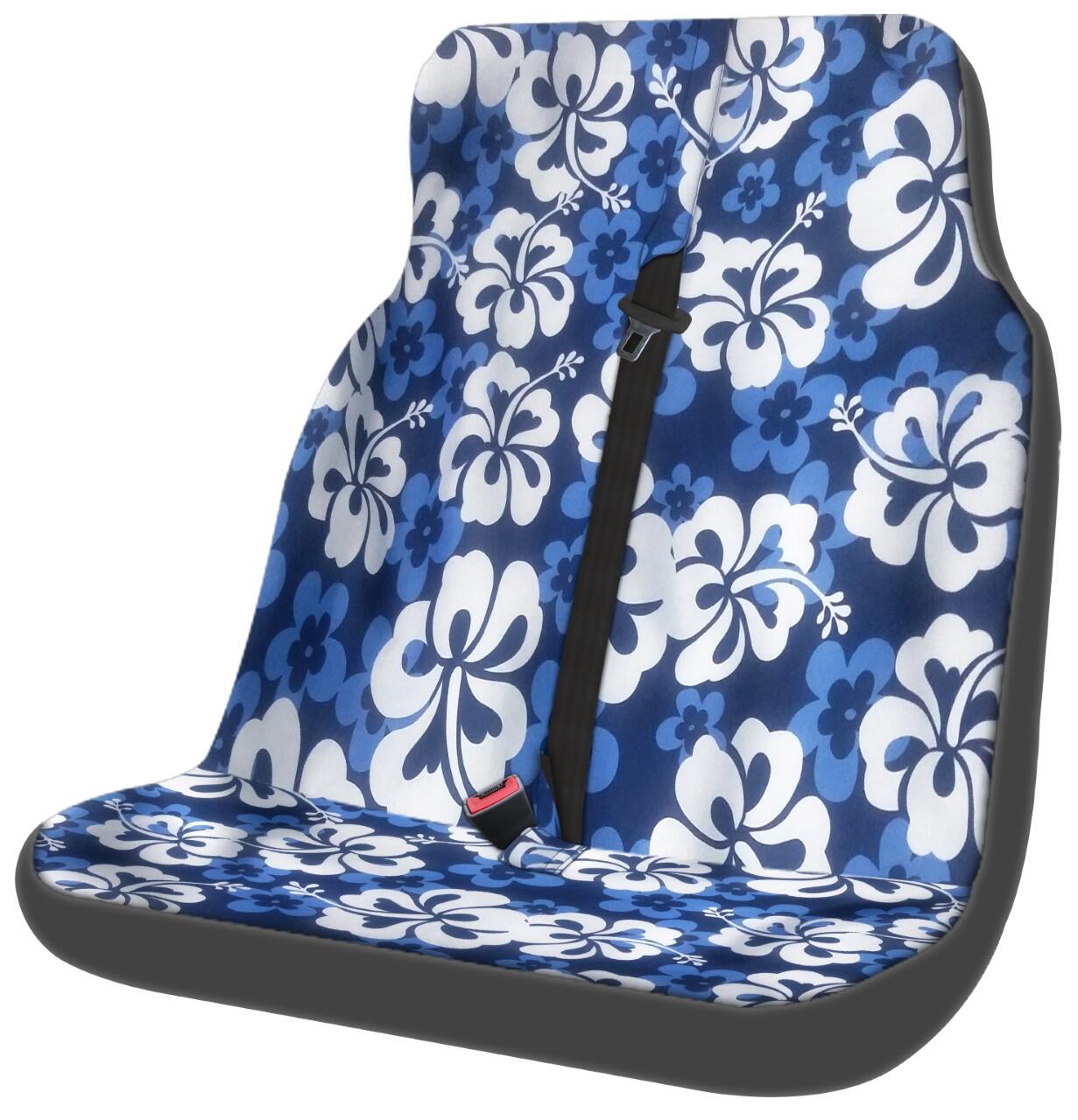 HOUSSE DE SIEGE DOUBLE POUR VAN SURFPISTOLS HIBISCUS 2/2