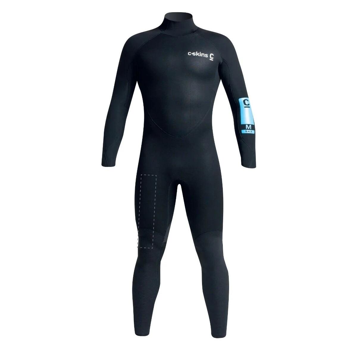 COMBINAISON HOMME C-SKINS ADVENTURE 5/4/3MM 1/3