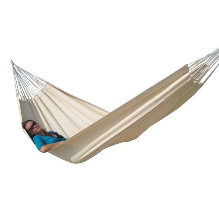 Tropical Hangmat - Hangmat Unicolor gerecycled XL Ecru 5/5