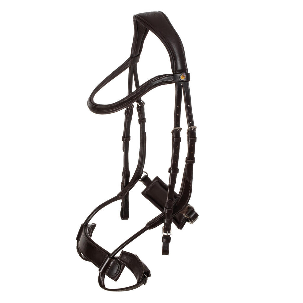 Comfitec shaped leather bridle