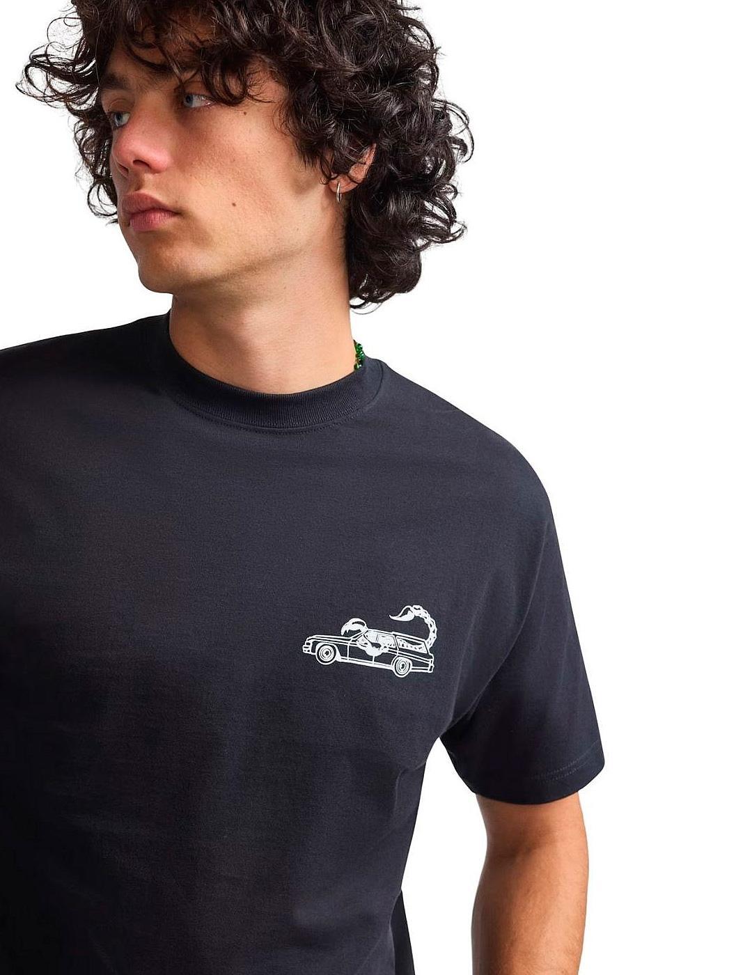 Camiseta para Homem Vans Preto. 3/5