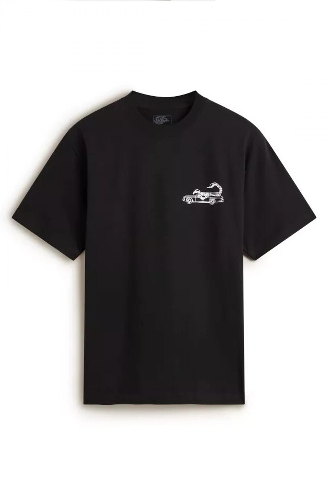 Camiseta para Homem Vans Preto. 5/5