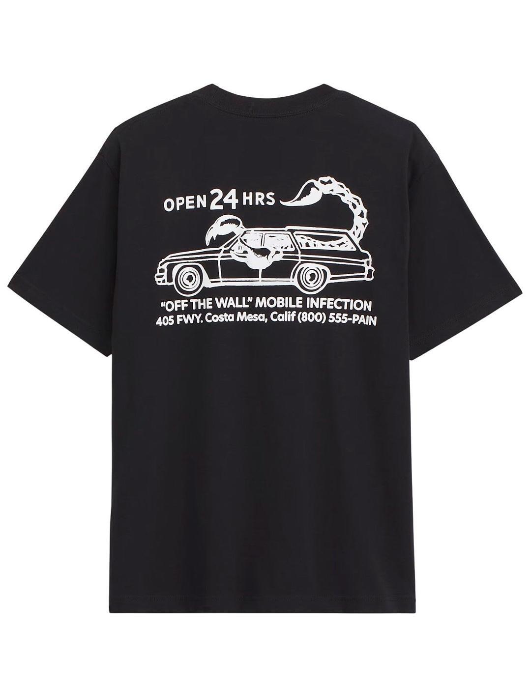 Camiseta para Homem Vans Preto. 4/5