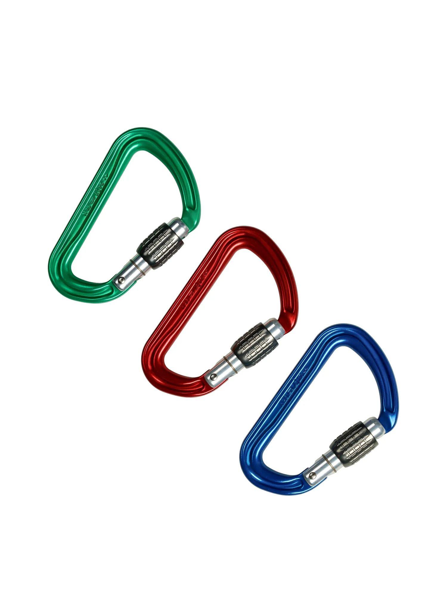 Karabinki DMM Shadow Screwgate Colour 3 Pack - blue/red/green 5/7