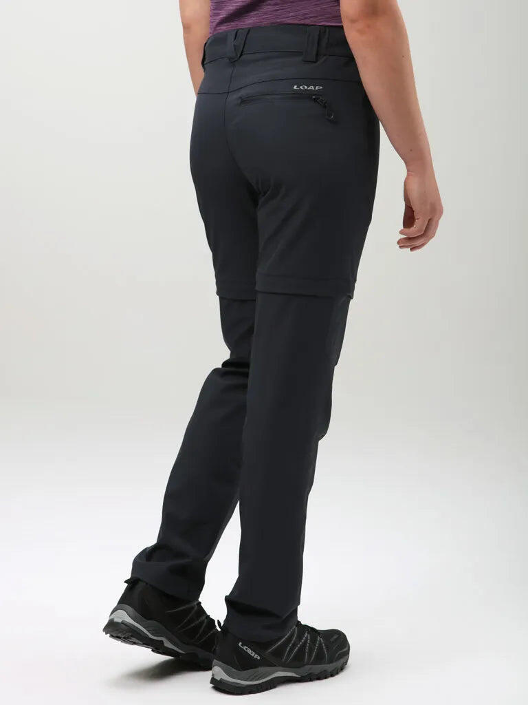 Pantalon femme 2-en-1 Loap Uzbeca bleu foncé 6/7