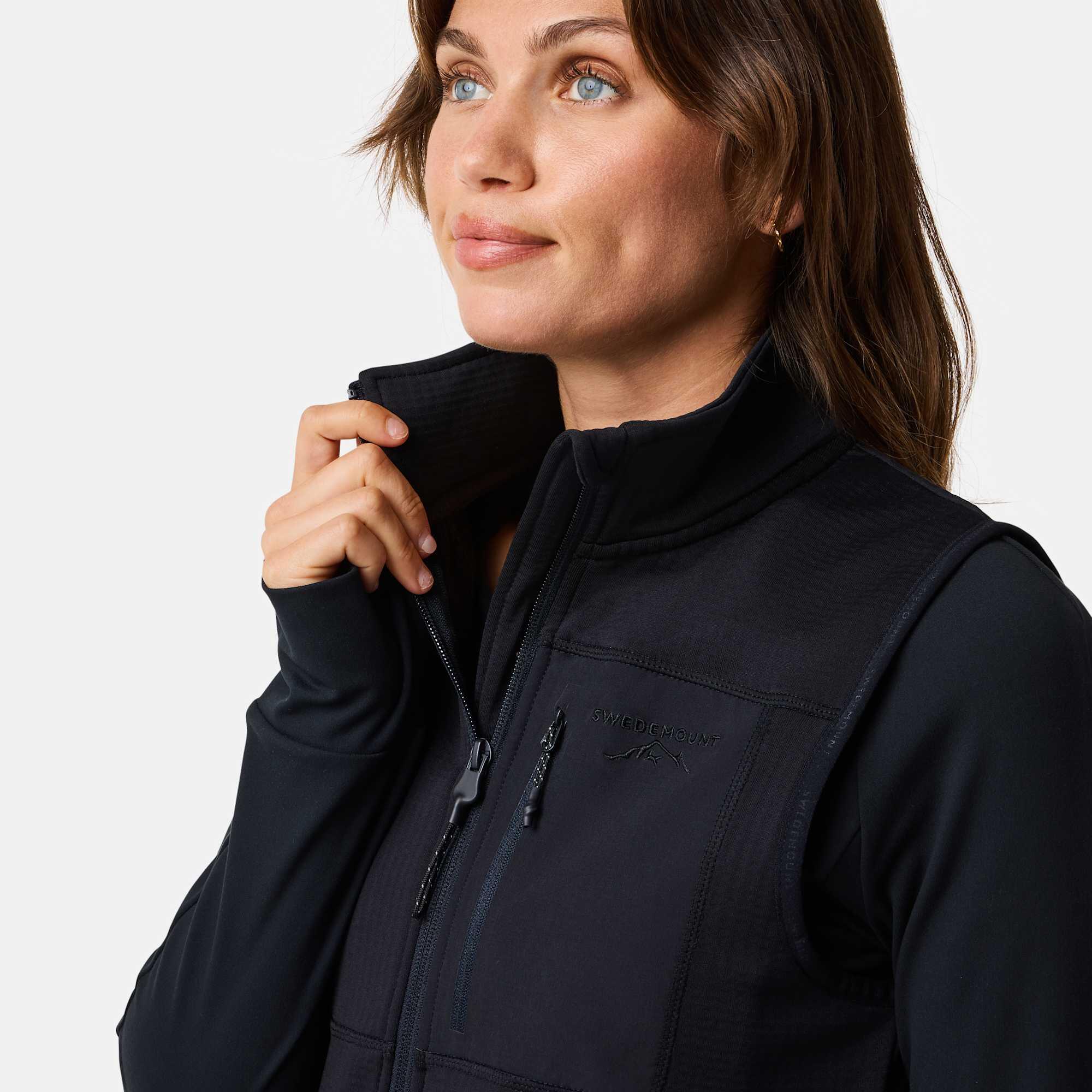 Chaleco outdoor senderismo mujer transpirable Trondheim Midlayer Full Zip Vest 5/7