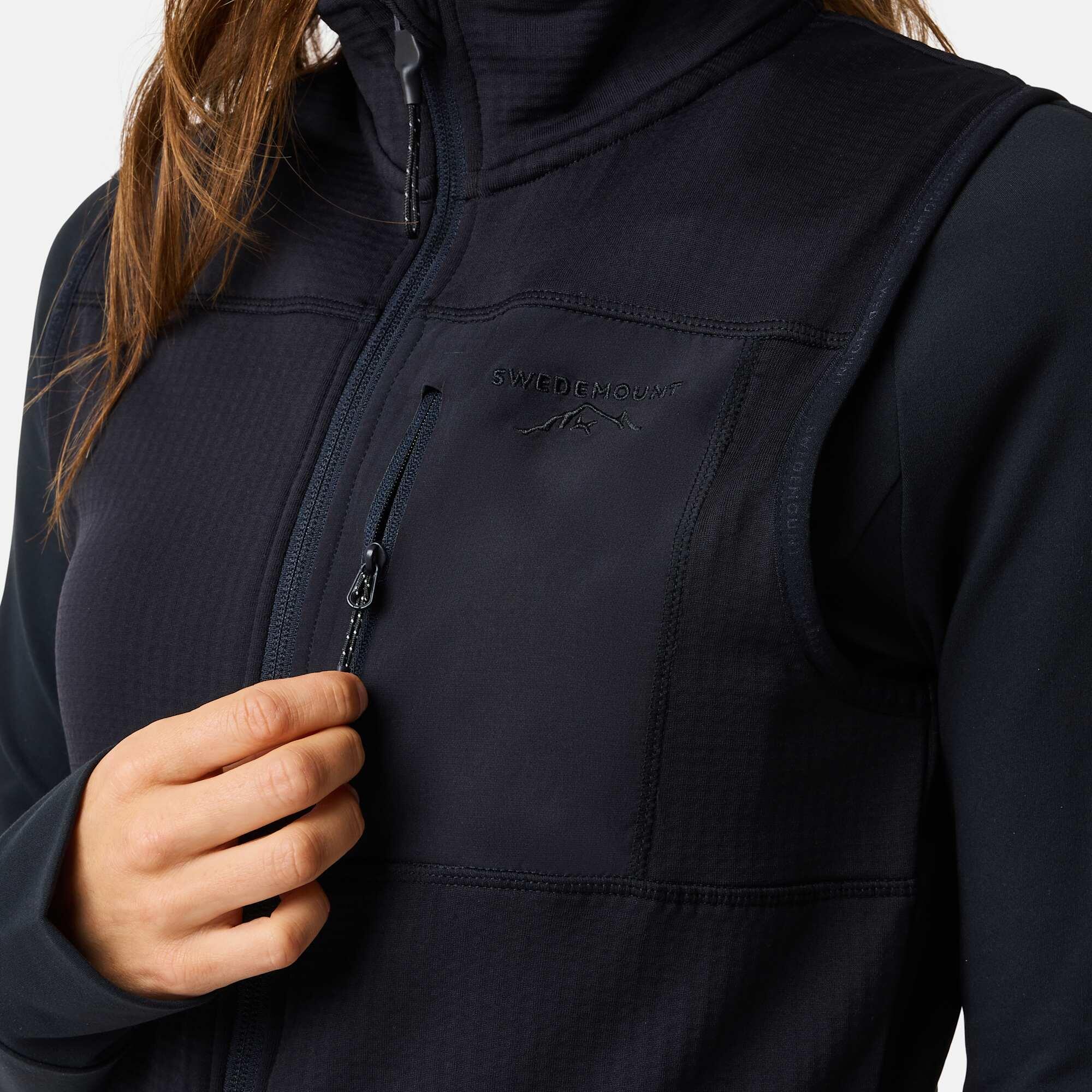 Chaleco outdoor senderismo mujer transpirable Trondheim Midlayer Full Zip Vest 7/7