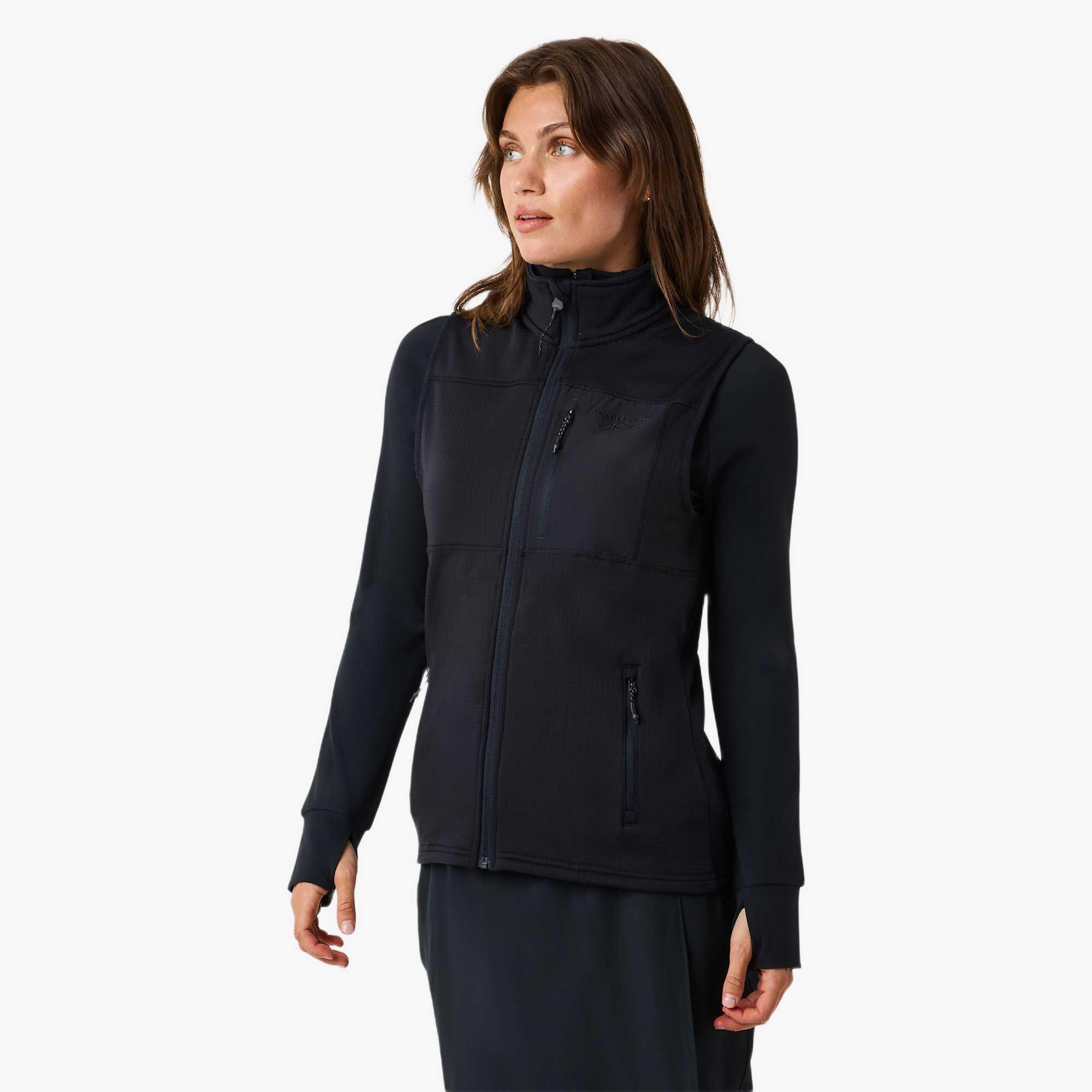 Chaleco outdoor senderismo mujer transpirable Trondheim Midlayer Full Zip Vest 4/7