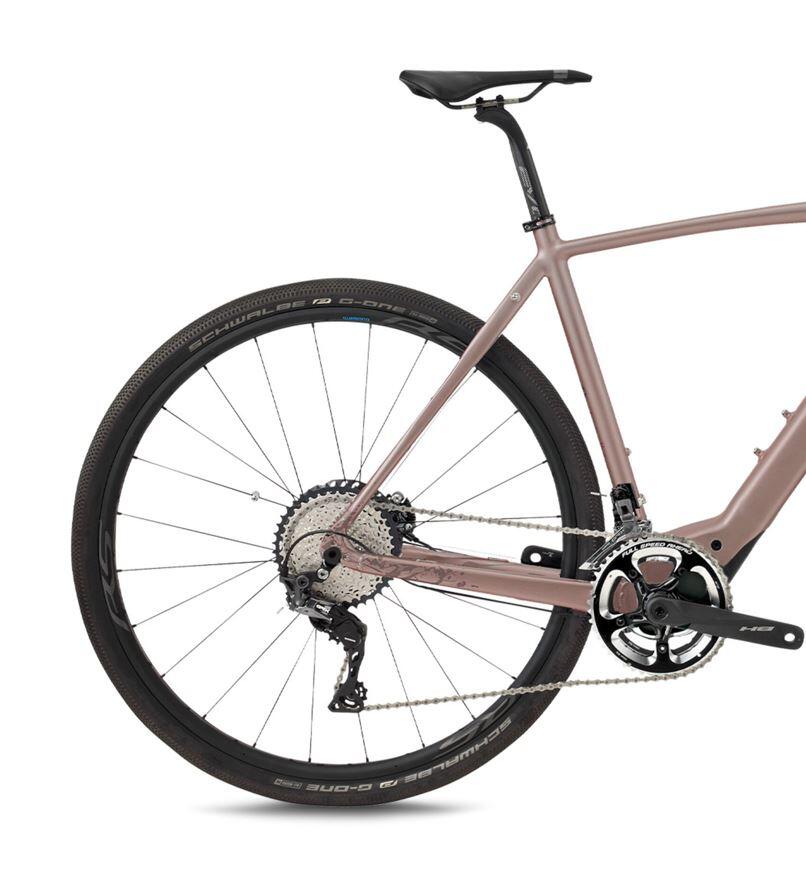 Bicicleta eléctrica carretera Bh Igravelx 2.4 (2026)granate 2/3