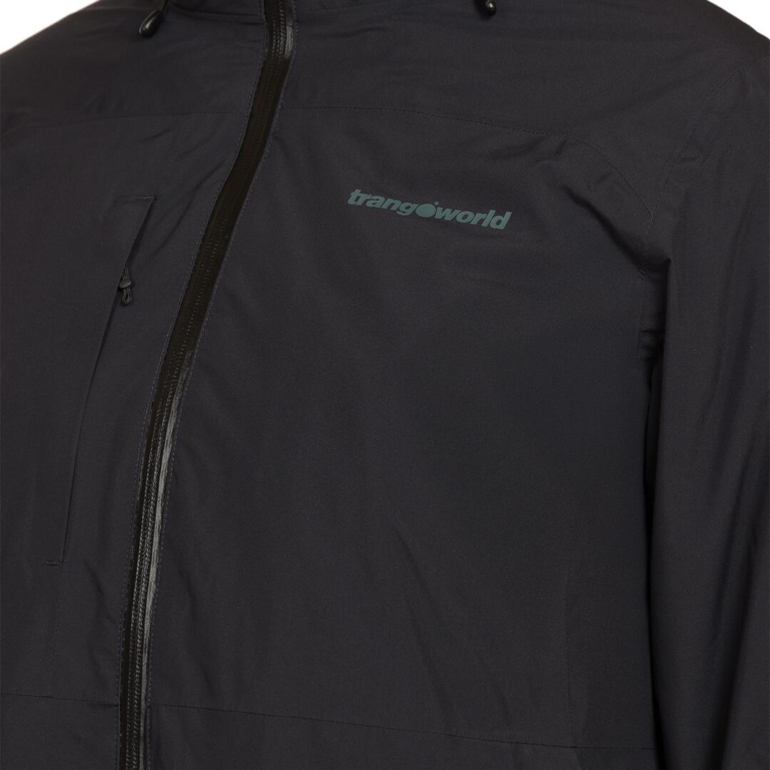 Chaqueta 3 en 1 para Mujer Trangoworld Lohra complet Negro/Negro Impermeable 3/3