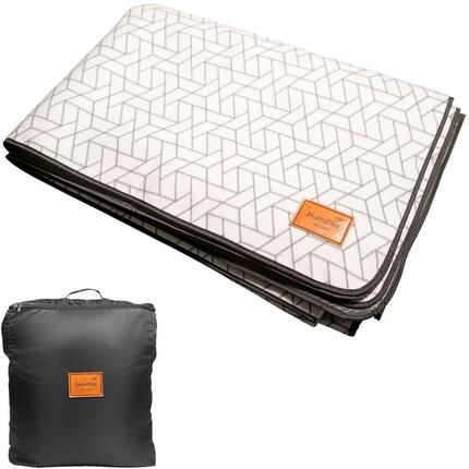 Dywan kempingowy, namiotowy, koc piknikowy, pled Lindal 290 × 400 cm, z torbą