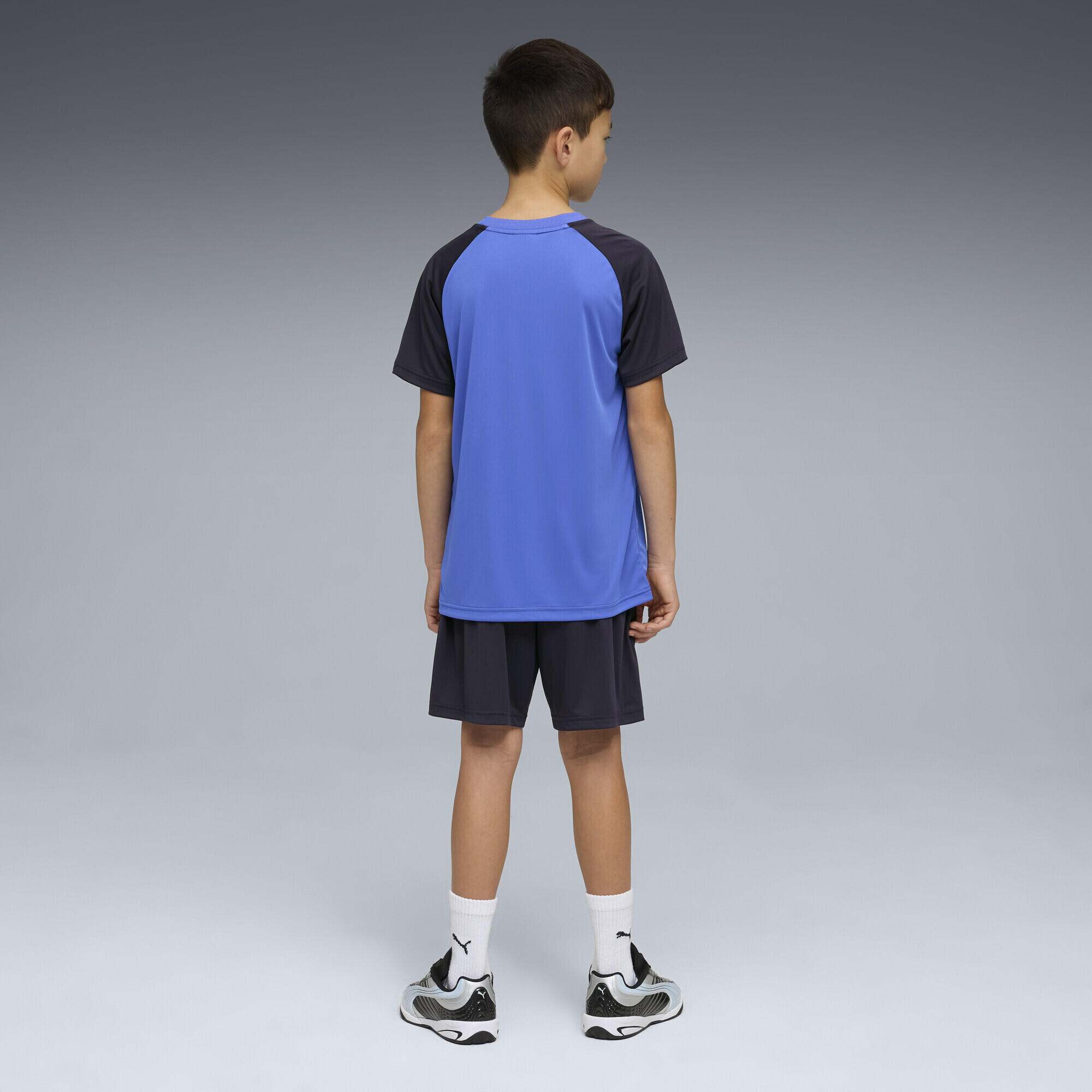 Essentials No. 1 Logo Poly Tee and Shorts Set Youth PUMA 3/5